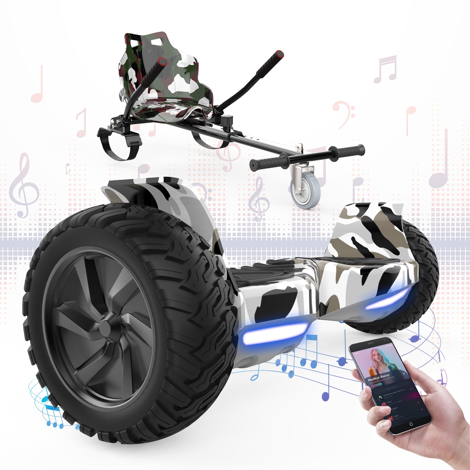 RCB HM6 Hoverboard + KT