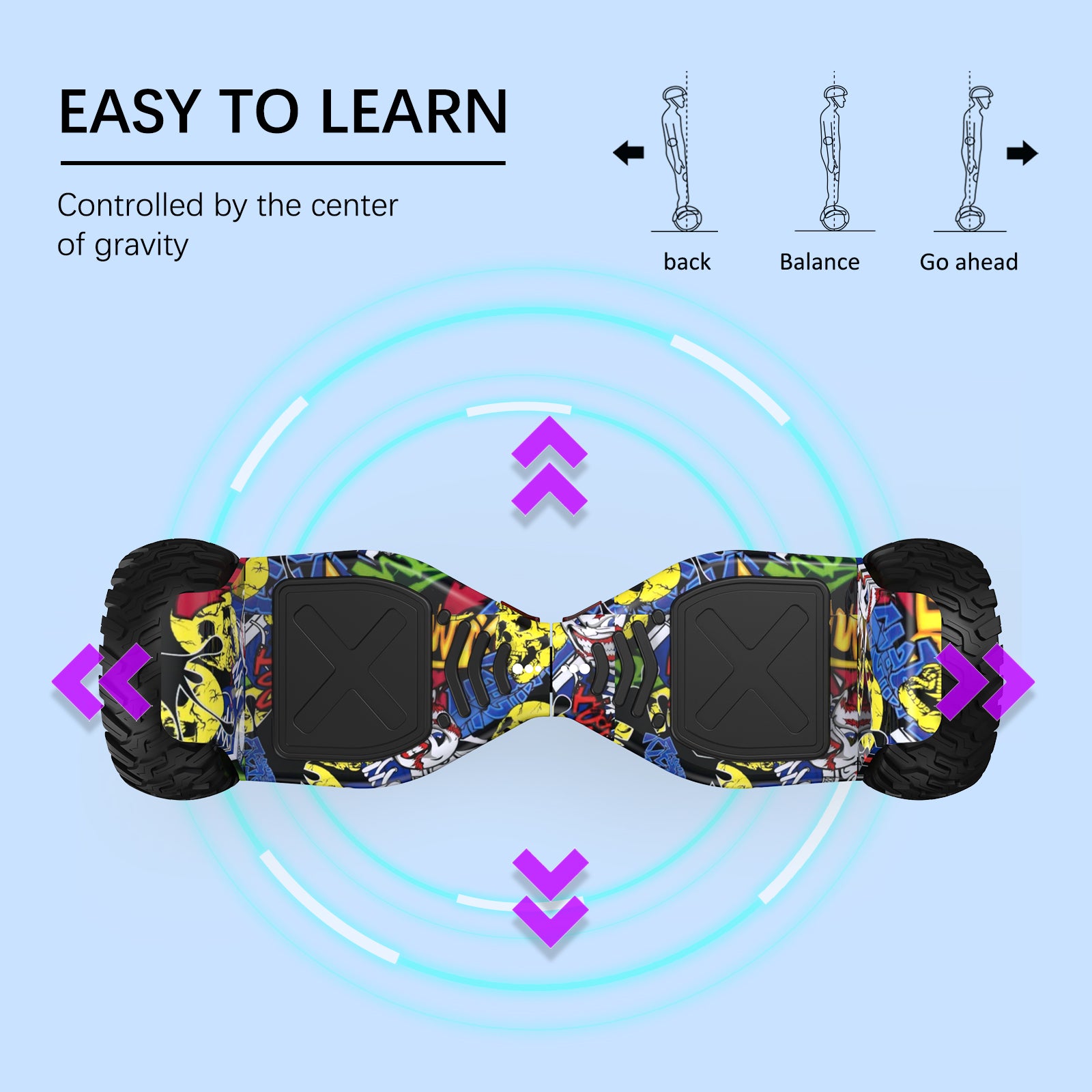 RCB HM6 Hoverboard + KT
