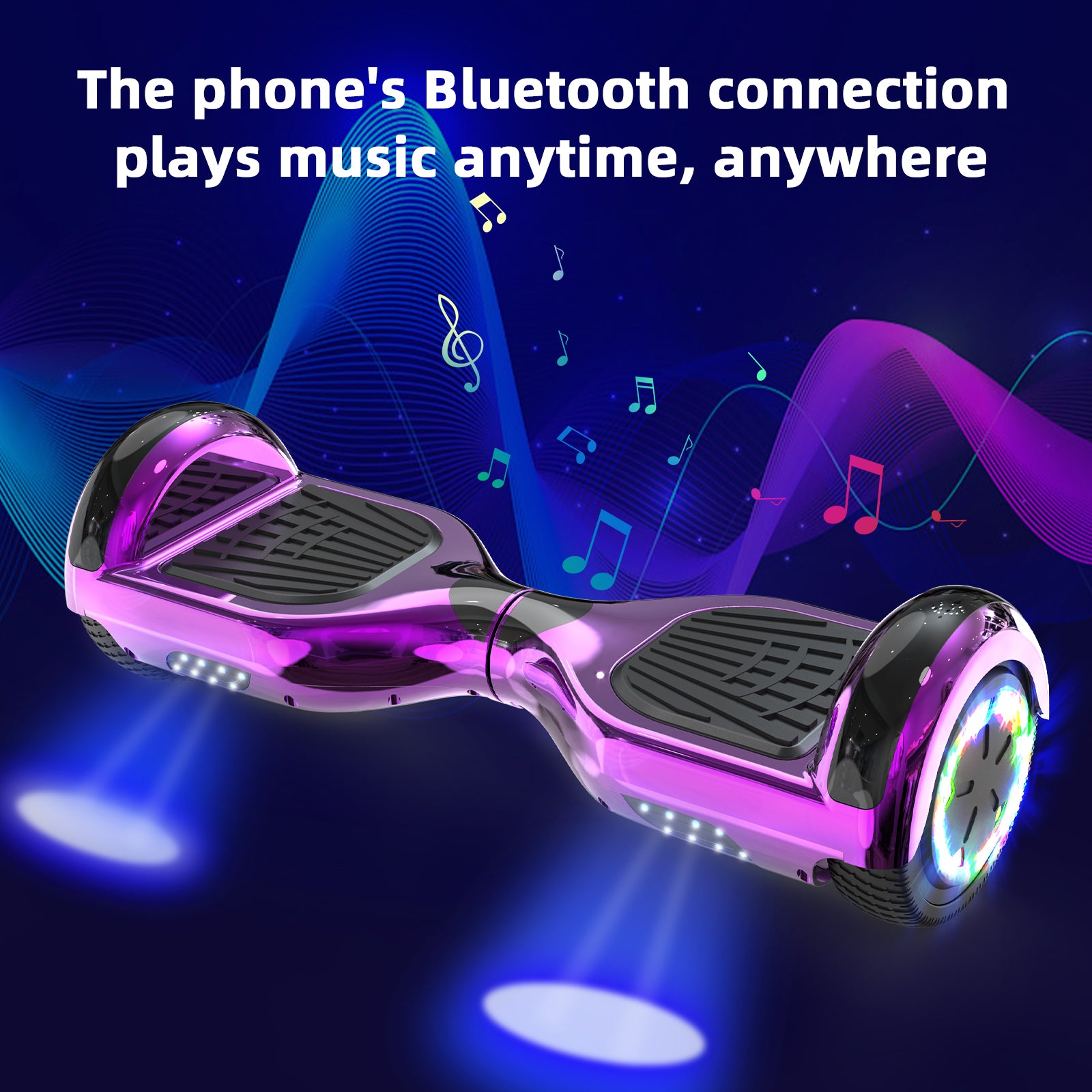 RCB JD6 Hoverboards 6,5-calowa deskorolka dla dzieci (w zestawie pięciokolorowe diody LED)