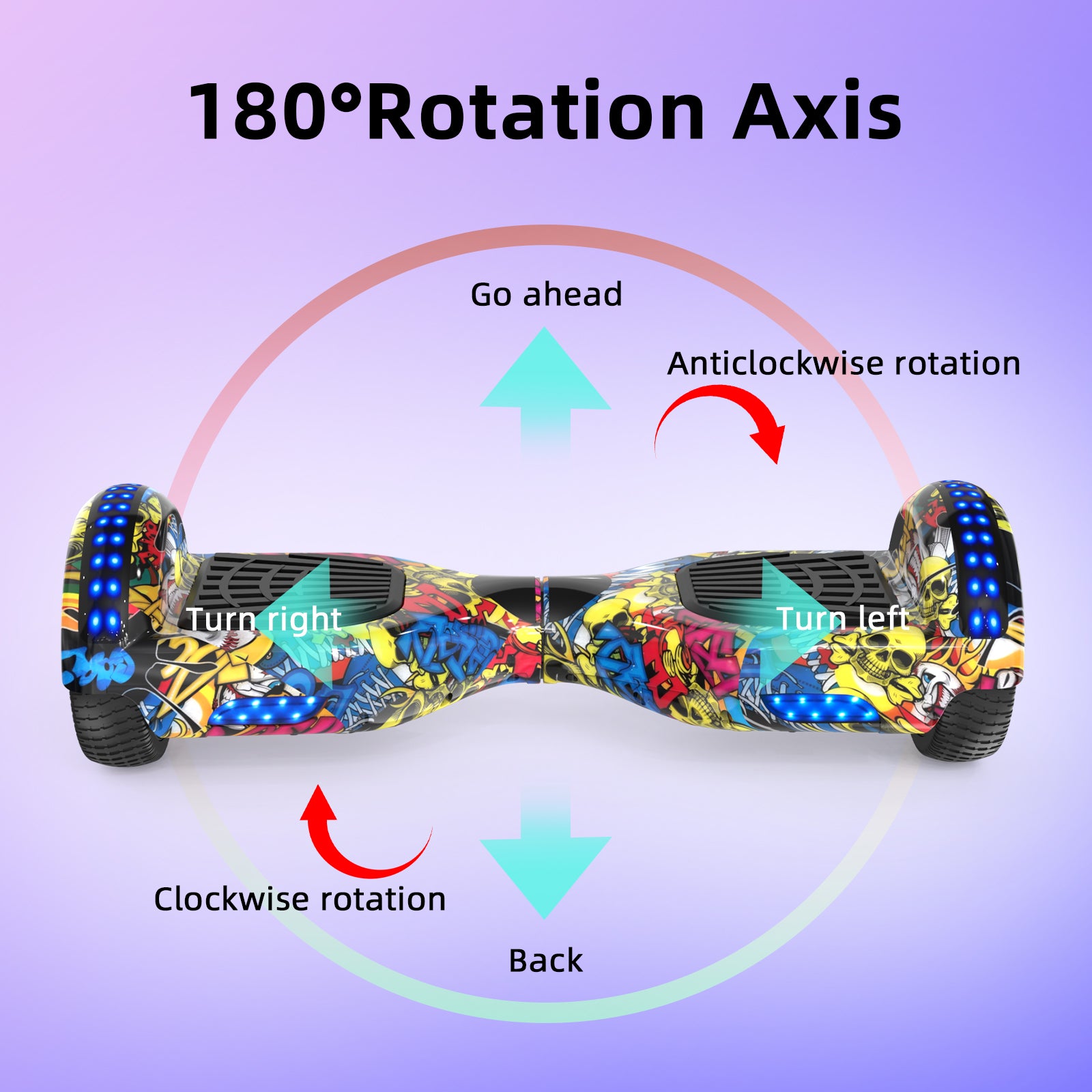 RCB JD6 6,5-Zoll-Hoverboard + KT