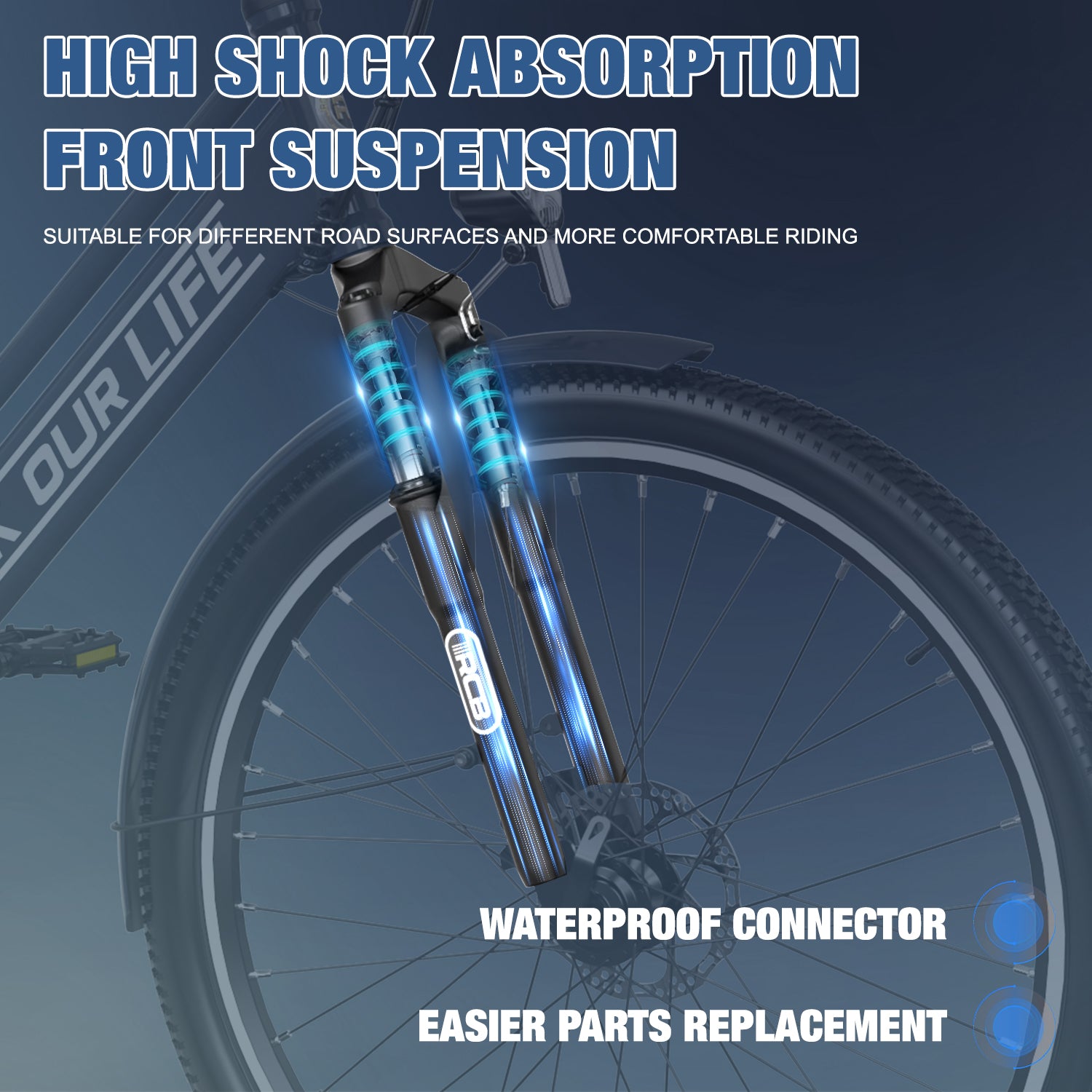 RCB RK8S Elektrofahrrad für Erwachsene (RCB E BIKE)
