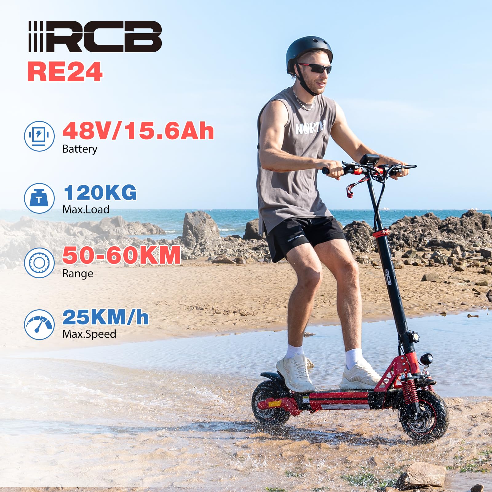 RCB RE24 Fat Tire Elektroroller