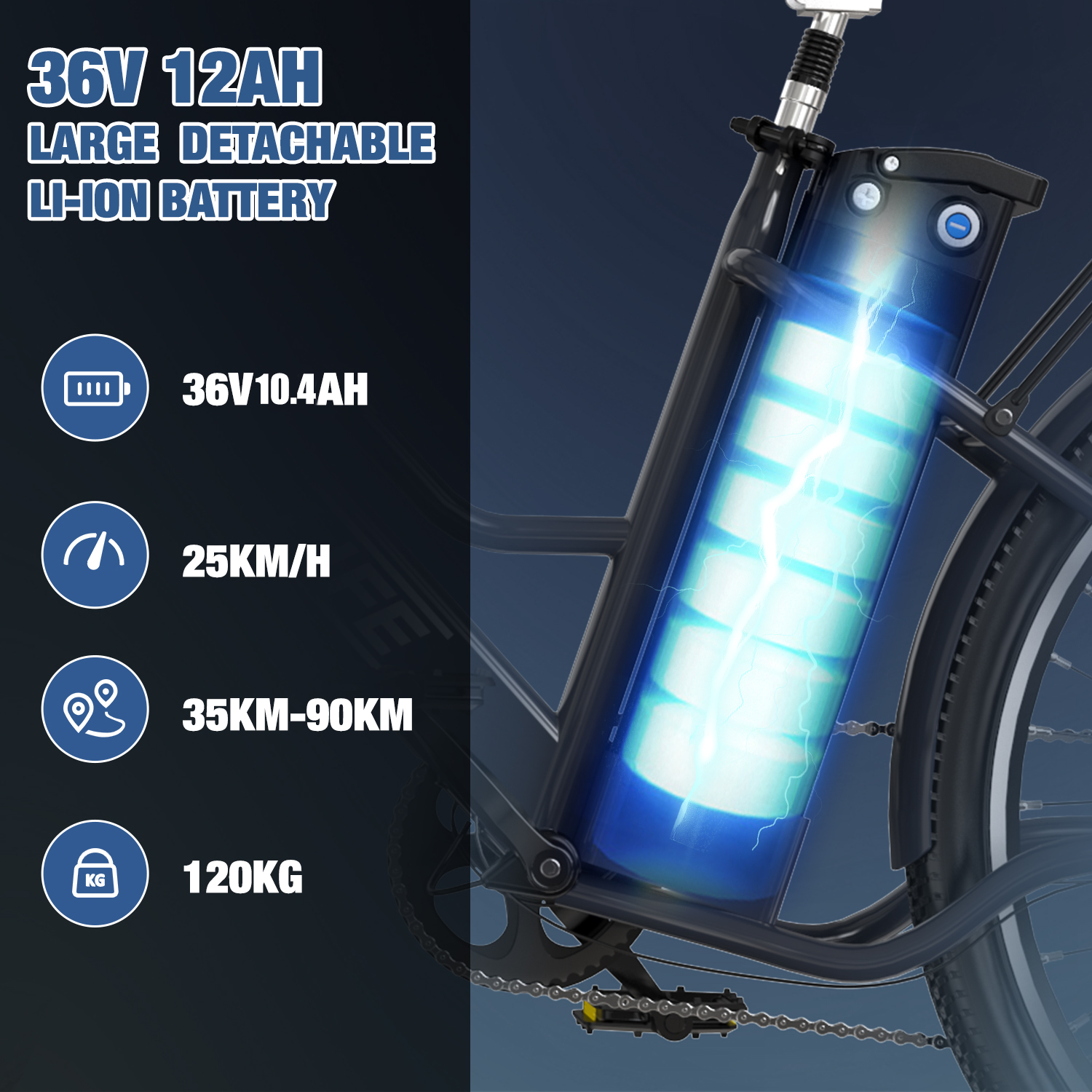 RCB RK8S Elektrofahrrad für Erwachsene (RCB E BIKE)
