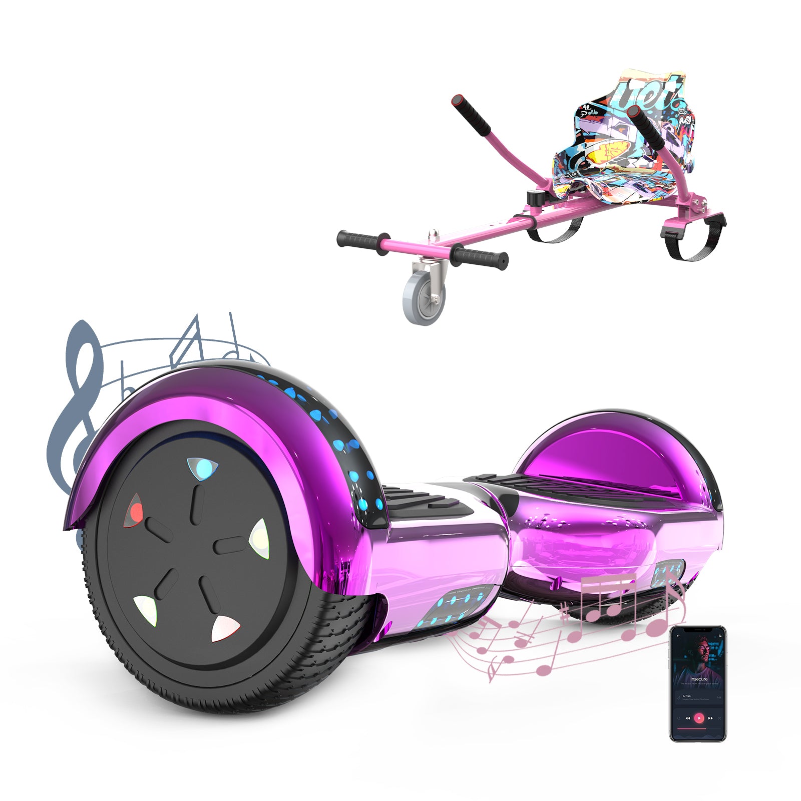 RCB JD6 6,5-Zoll-Hoverboard + KT