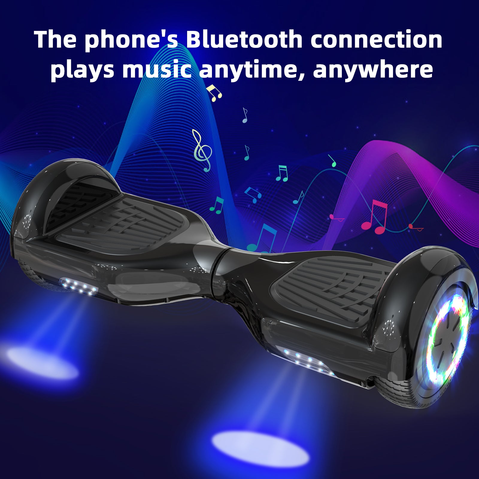 RCB JD6 Hoverboards 6,5-calowa deskorolka dla dzieci (w zestawie pięciokolorowe diody LED)