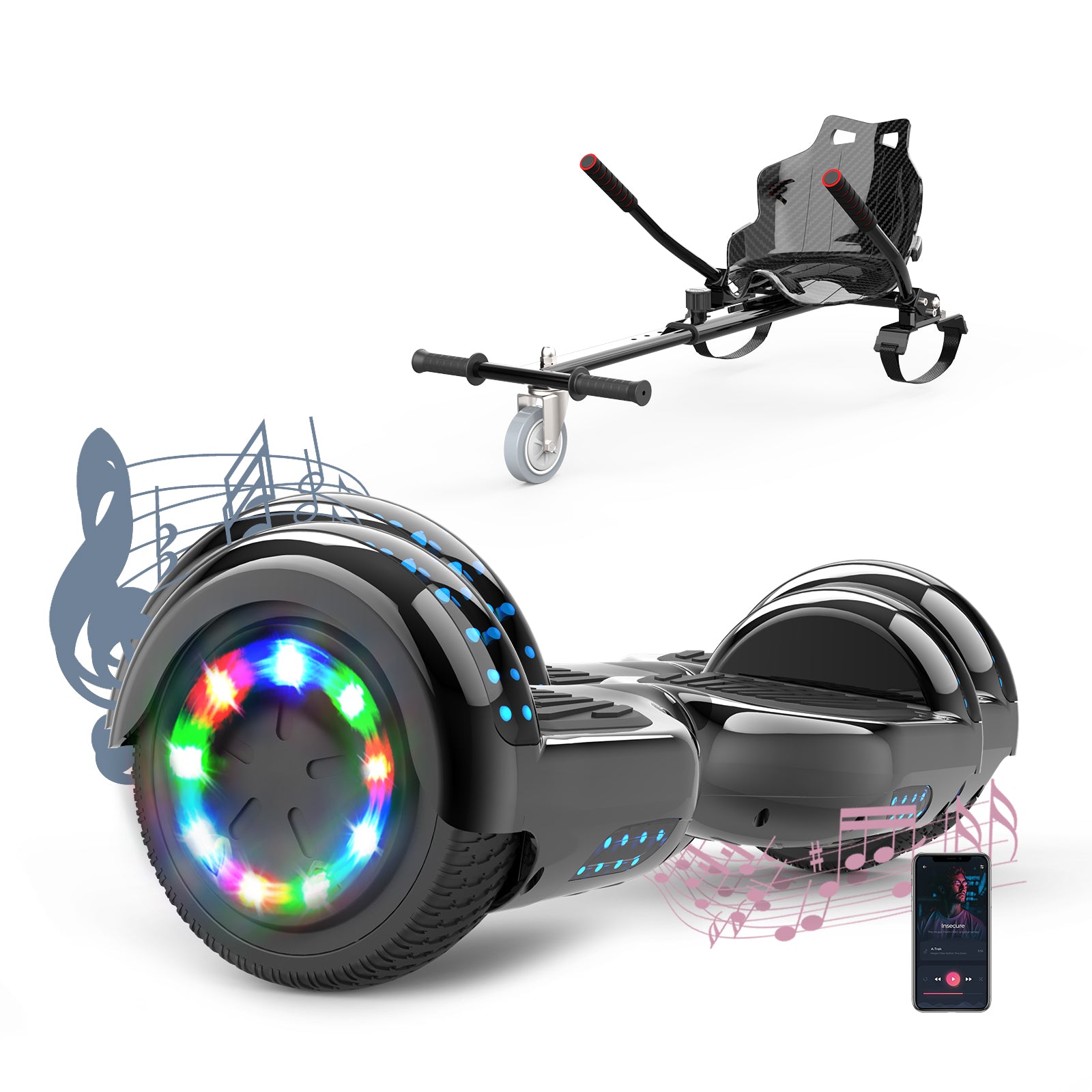 RCB JD6 6,5-Zoll-Hoverboard + KT