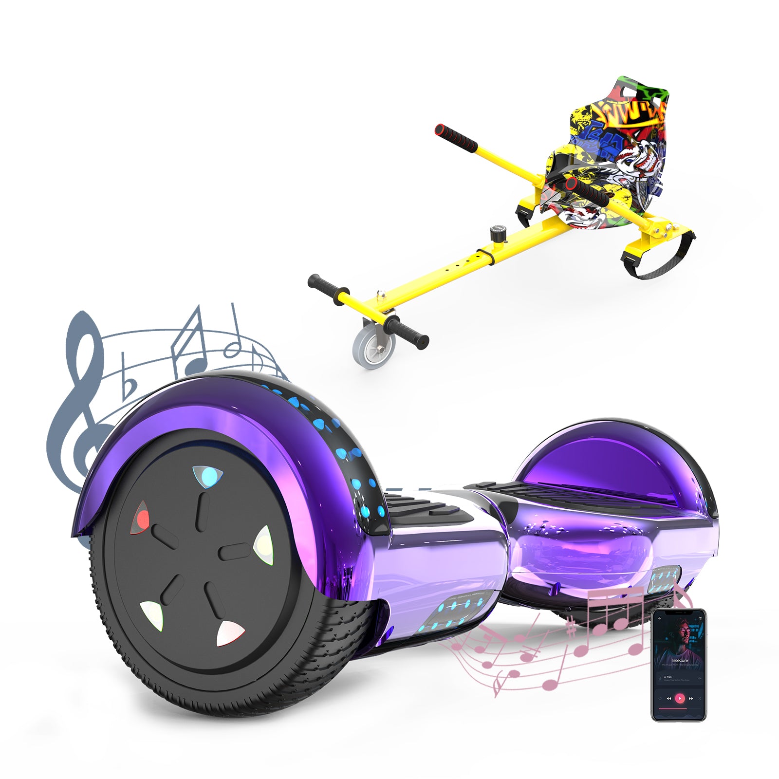 RCB JD6 6,5-Zoll-Hoverboard + KT