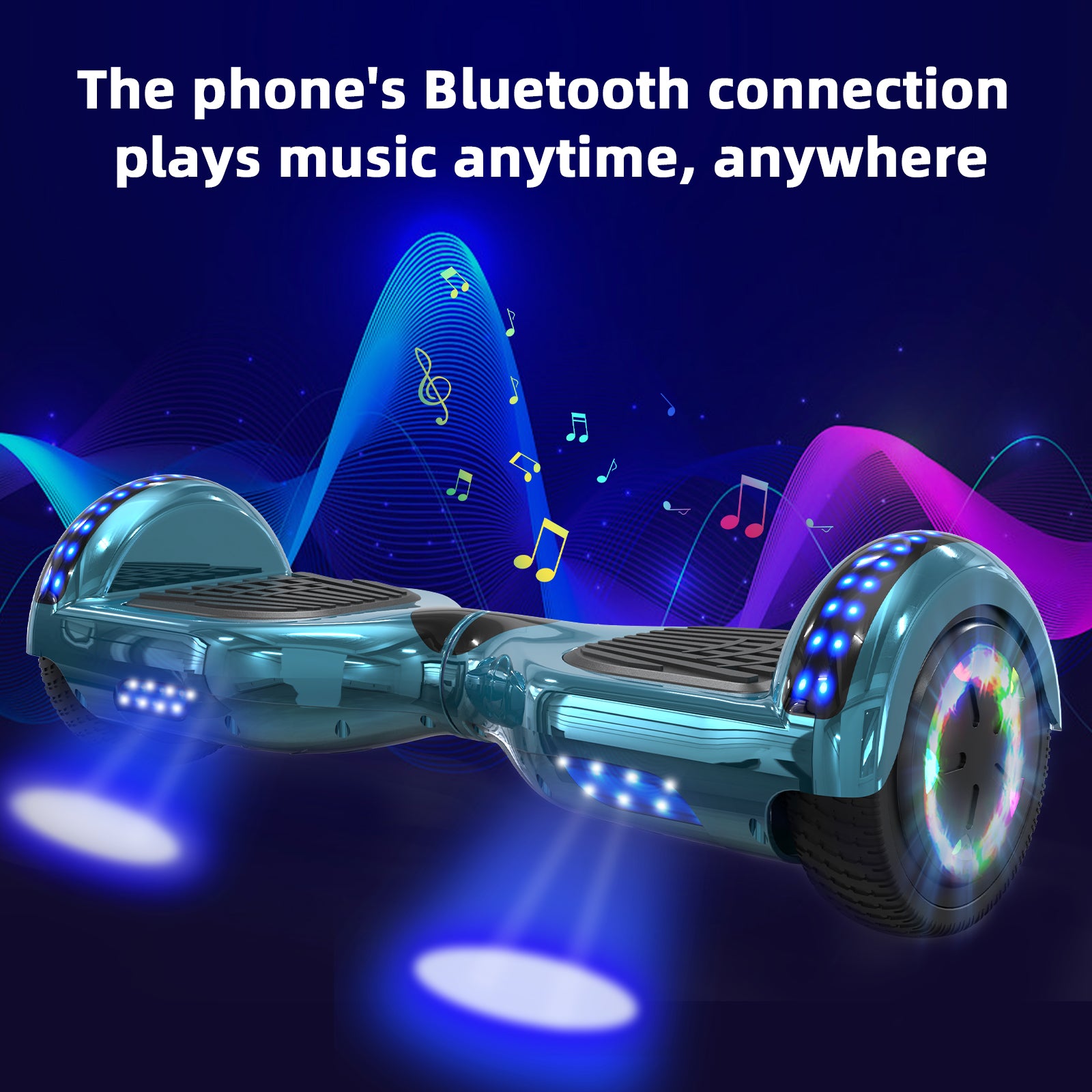 RCB JD6 Hoverboards 6,5-calowa deskorolka dla dzieci (w zestawie pięciokolorowe diody LED)