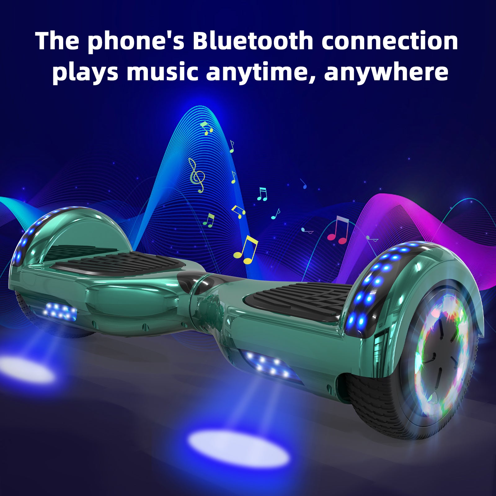 RCB JD6 Hoverboards 6,5-calowa deskorolka dla dzieci (w zestawie pięciokolorowe diody LED)