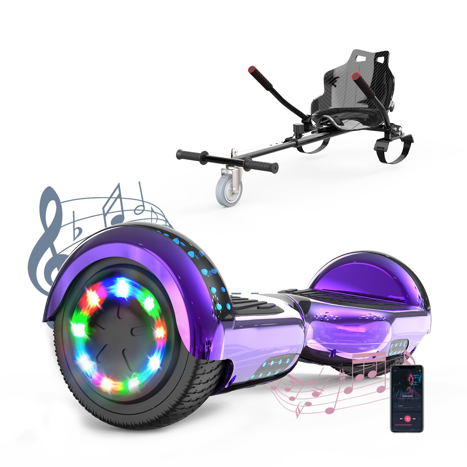 RCB JD6 6,5-Zoll-Hoverboard + KT