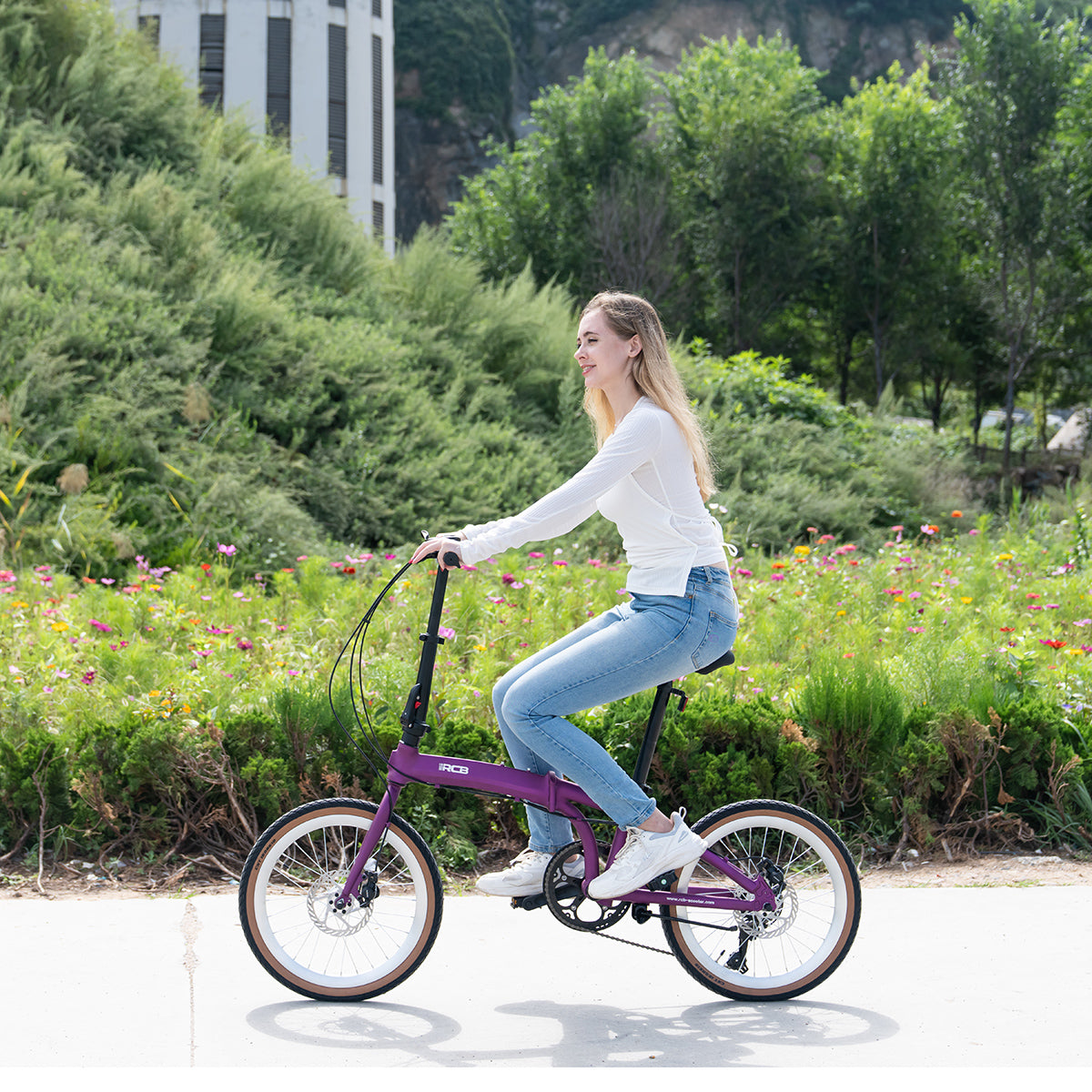 Bicicleta urbana portátil plegable RCB GK4 (no eléctrica)