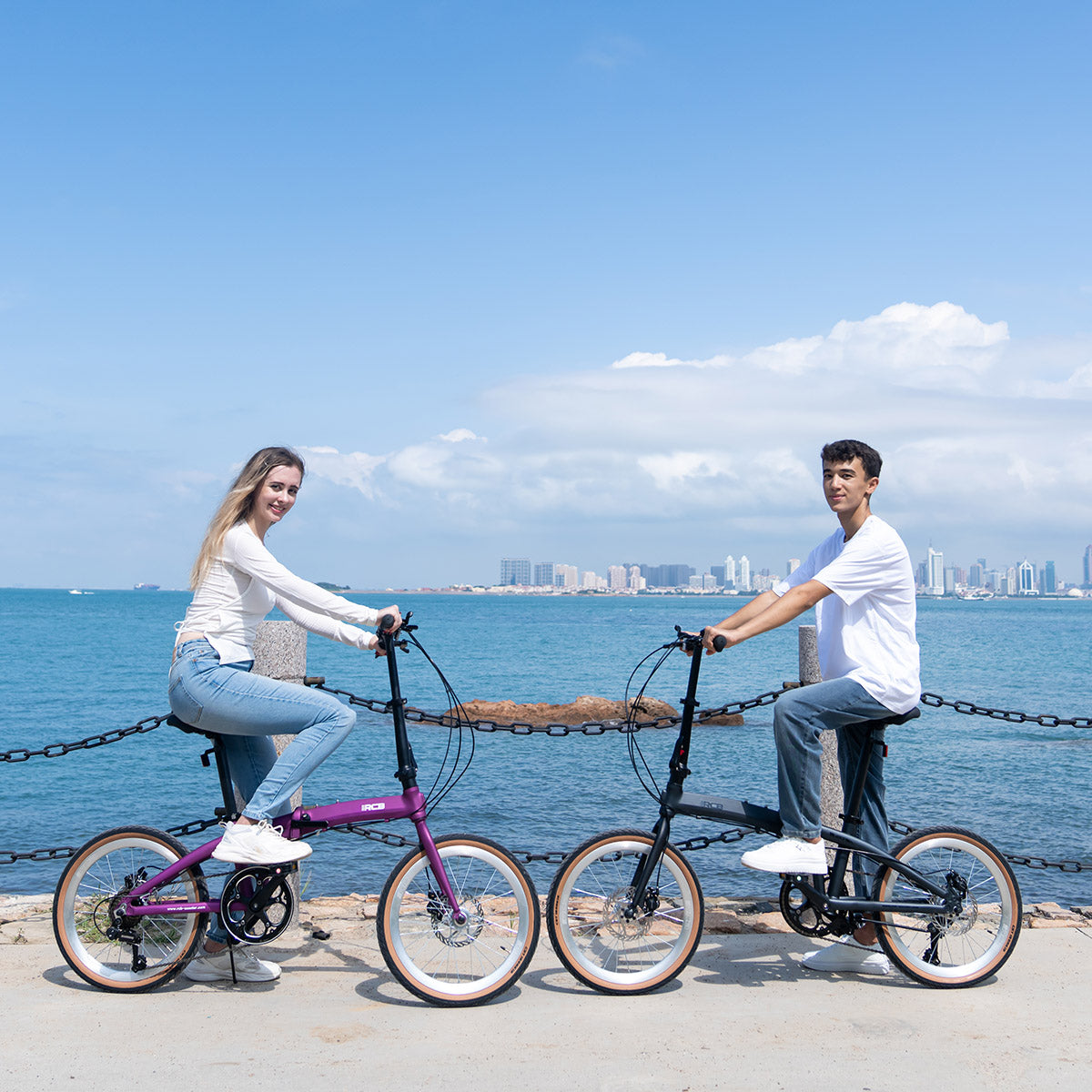 Bicicleta urbana portátil plegable RCB GK4 (no eléctrica)