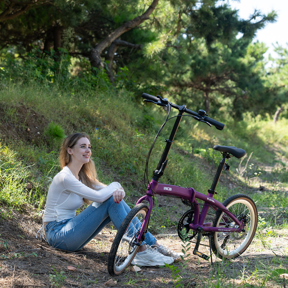 Bicicleta urbana portátil plegable RCB GK4 (no eléctrica)