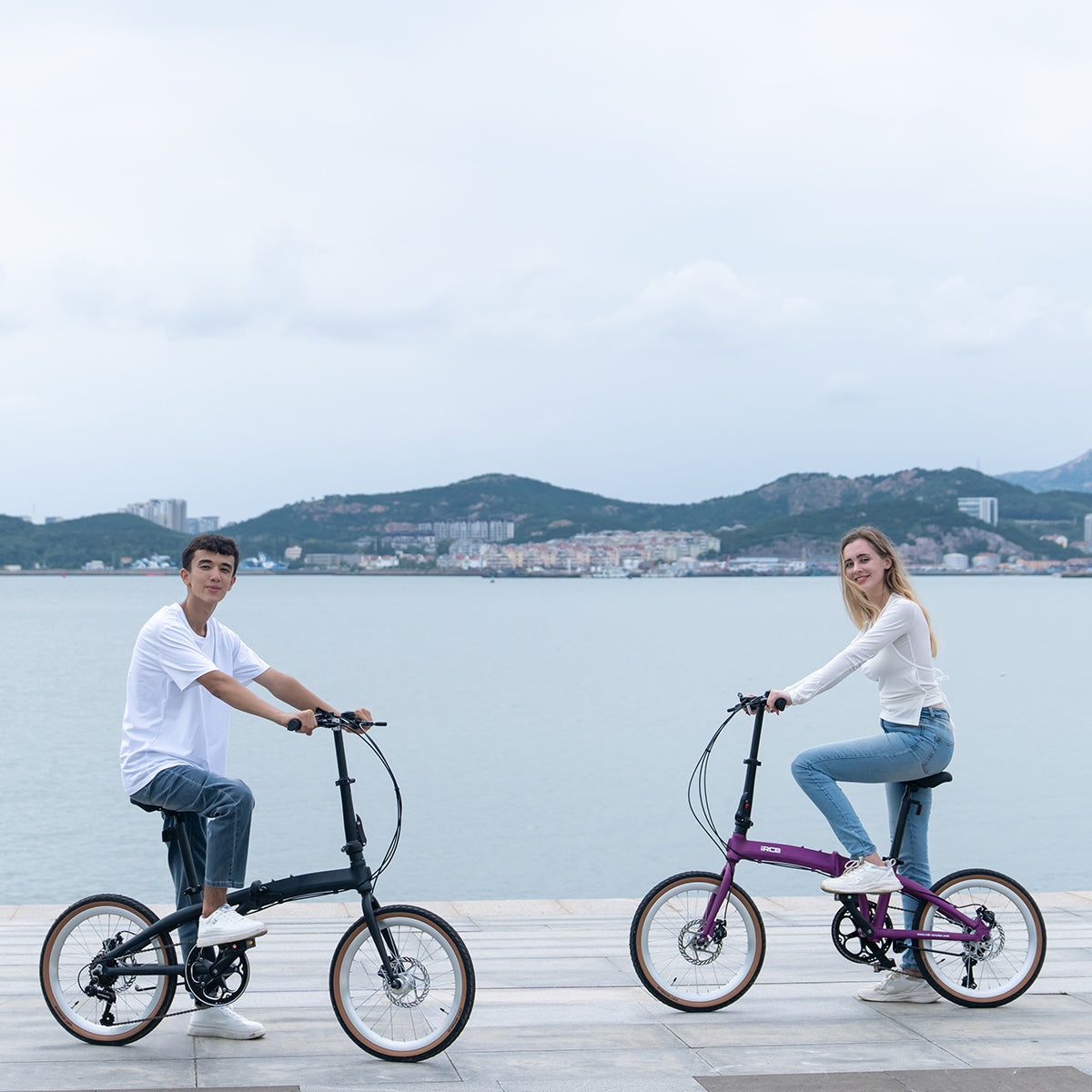 Bicicleta urbana portátil plegable RCB GK4 (no eléctrica)