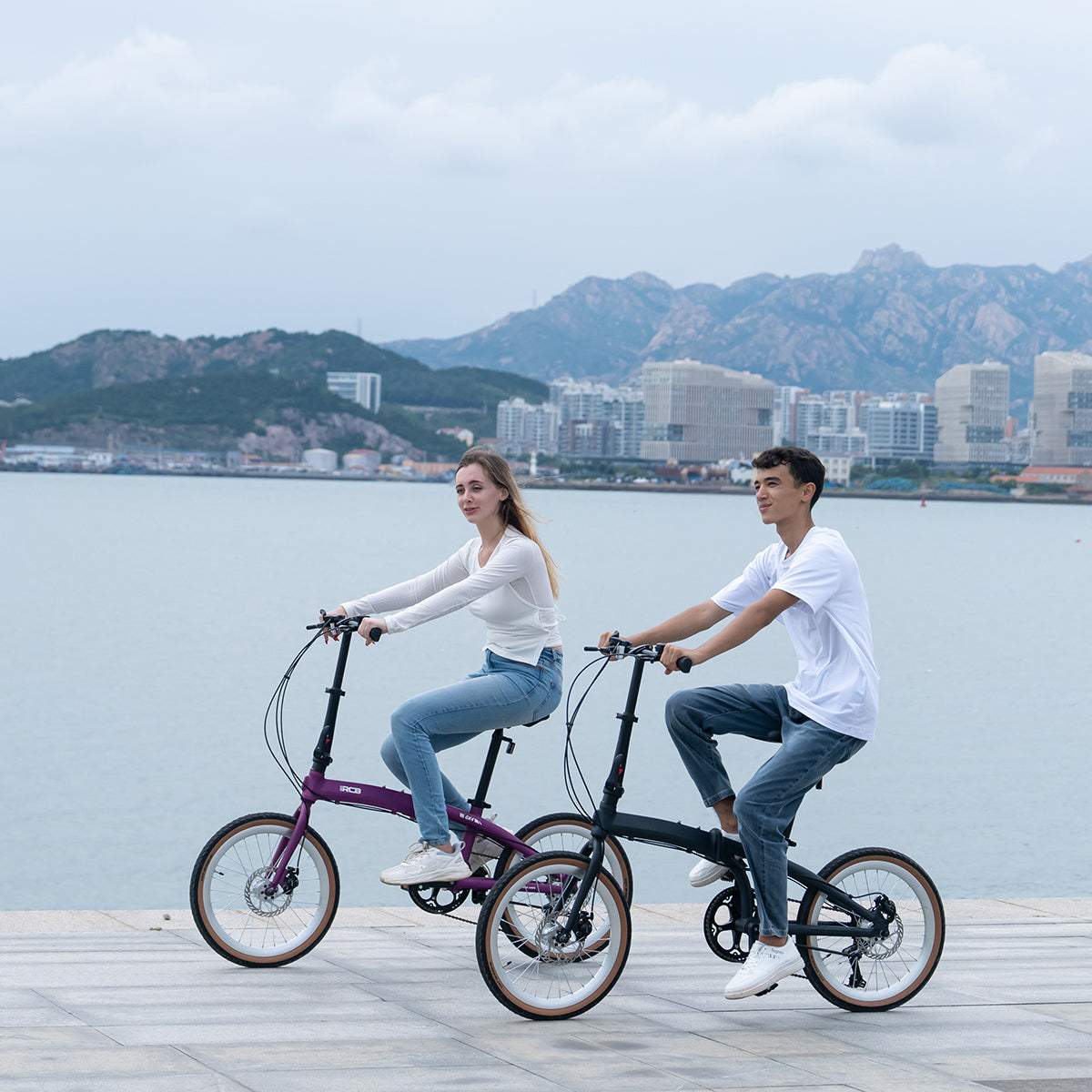 Bicicleta urbana portátil plegable RCB GK4 (no eléctrica)