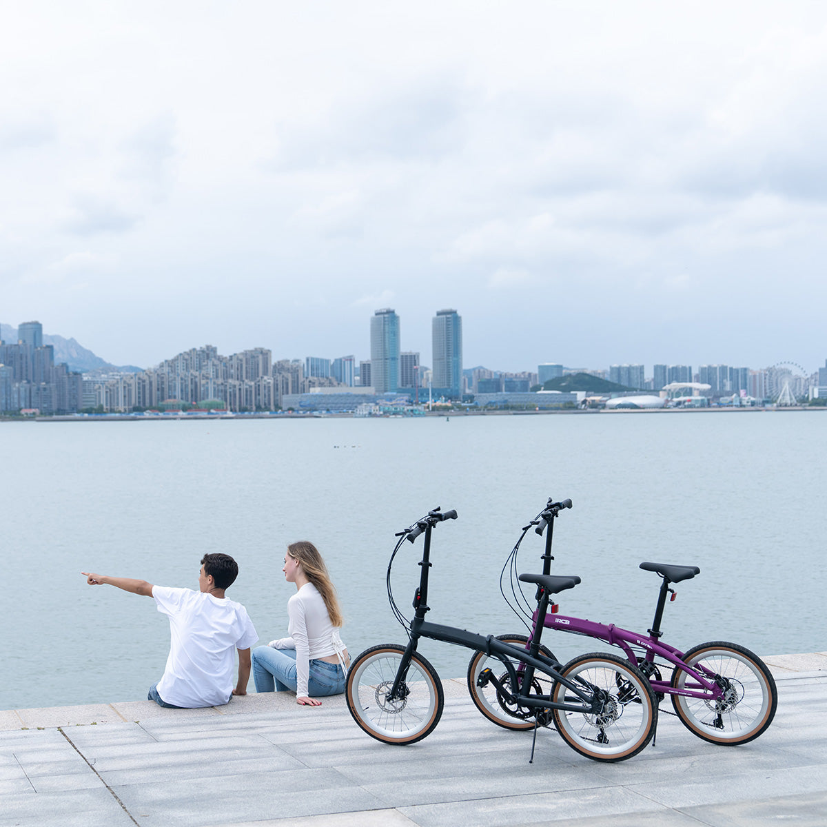 Bicicleta urbana portátil plegable RCB GK4 (no eléctrica)