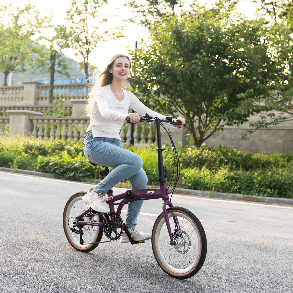 Bicicleta urbana portátil plegable RCB GK4 (no eléctrica)