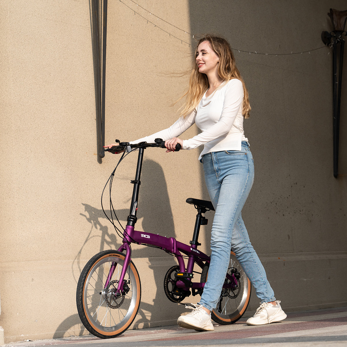 Bicicleta urbana portátil plegable RCB GK4 (no eléctrica)