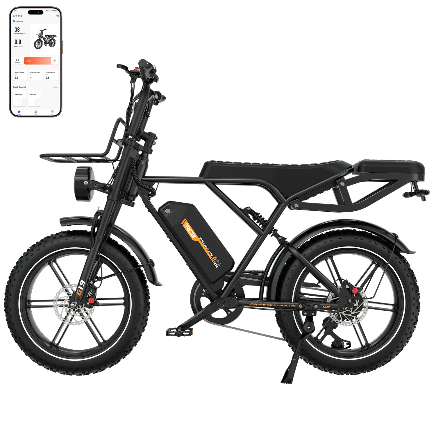 RCB G19 Elektrofahrrad für Erwachsene (48V 22,5Ah)