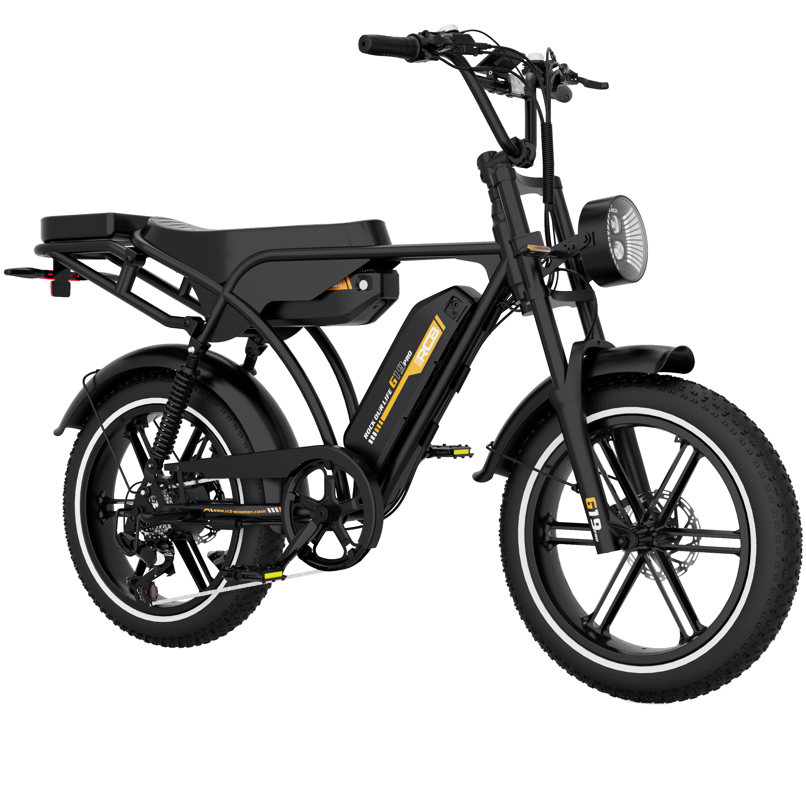 RCB G19 Pro Elektrofahrrad für Erwachsene (RCB App & NFC E Bike)