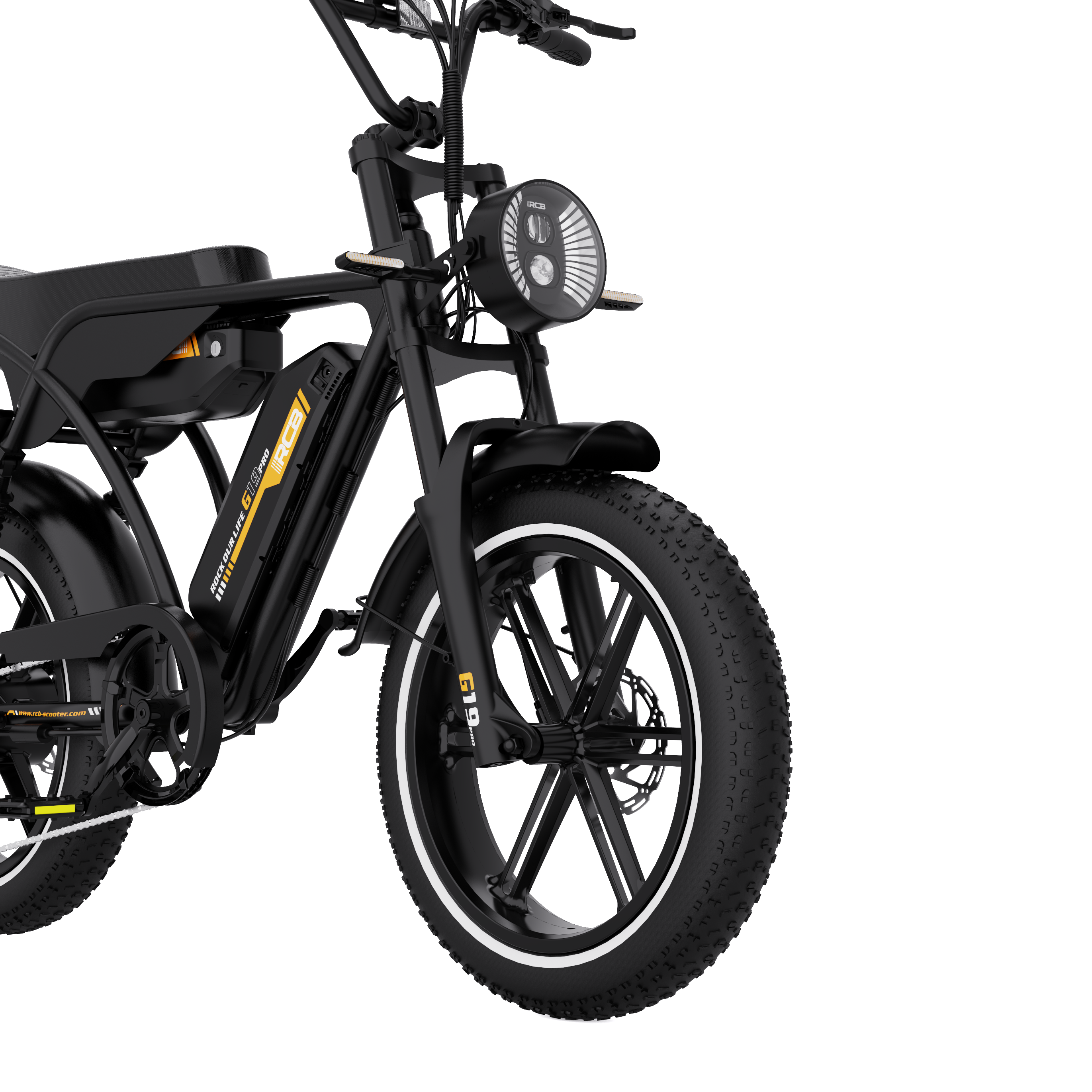 RCB G19 Pro Elektrofahrrad für Erwachsene (RCB App & NFC E Bike)