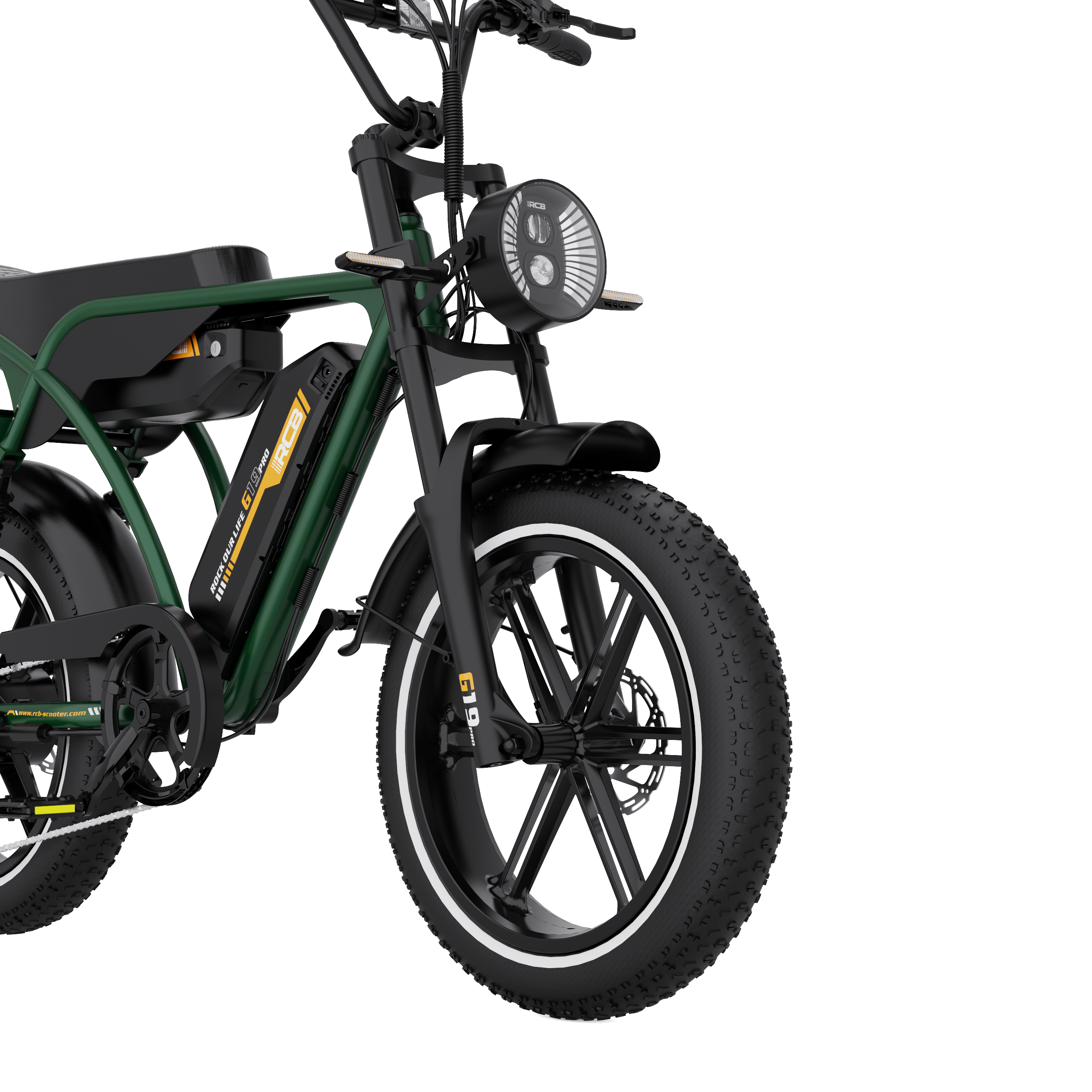 RCB G19 Pro Elektrofahrrad für Erwachsene (RCB App & NFC E Bike)