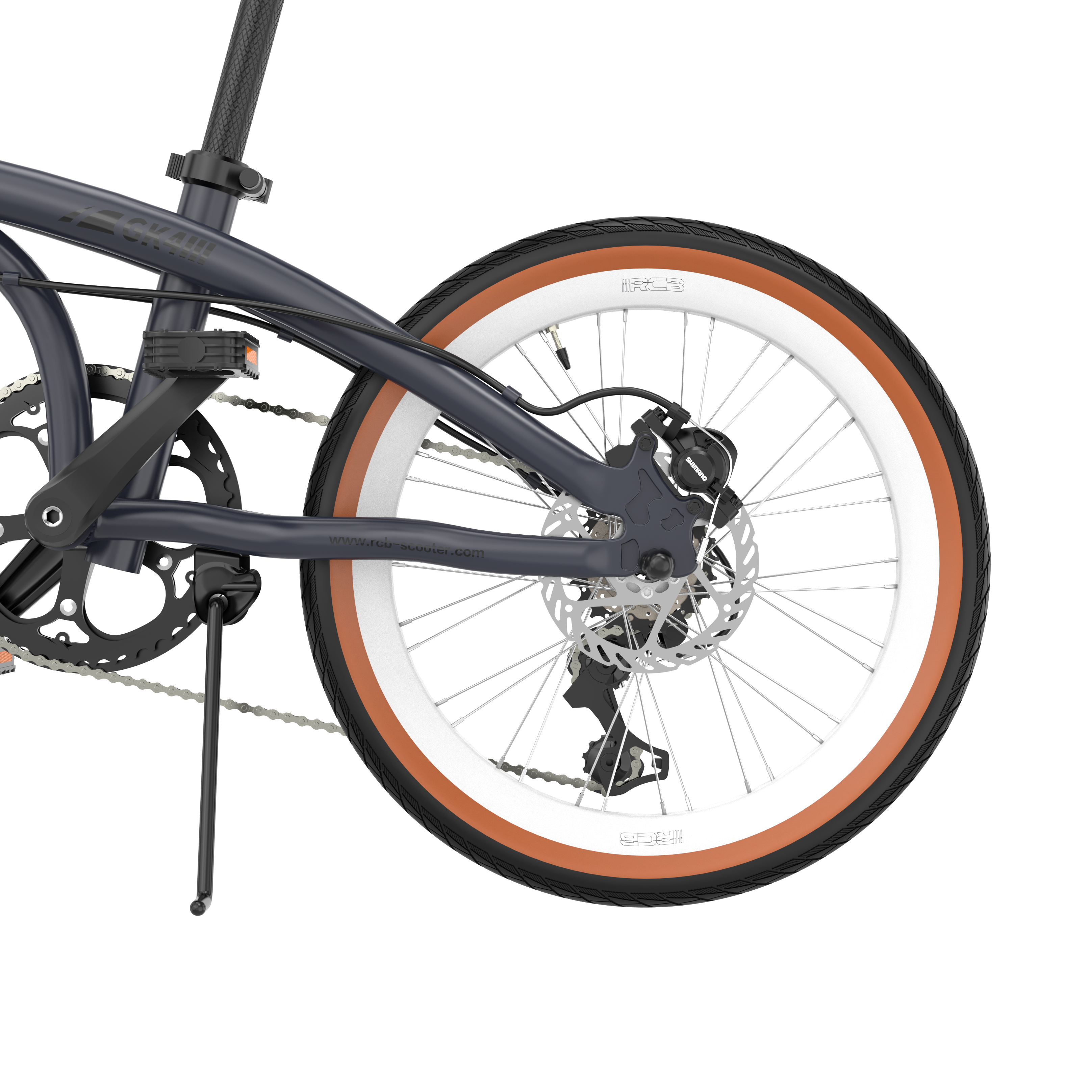 Bicicleta urbana portátil plegable RCB GK4 (no eléctrica)