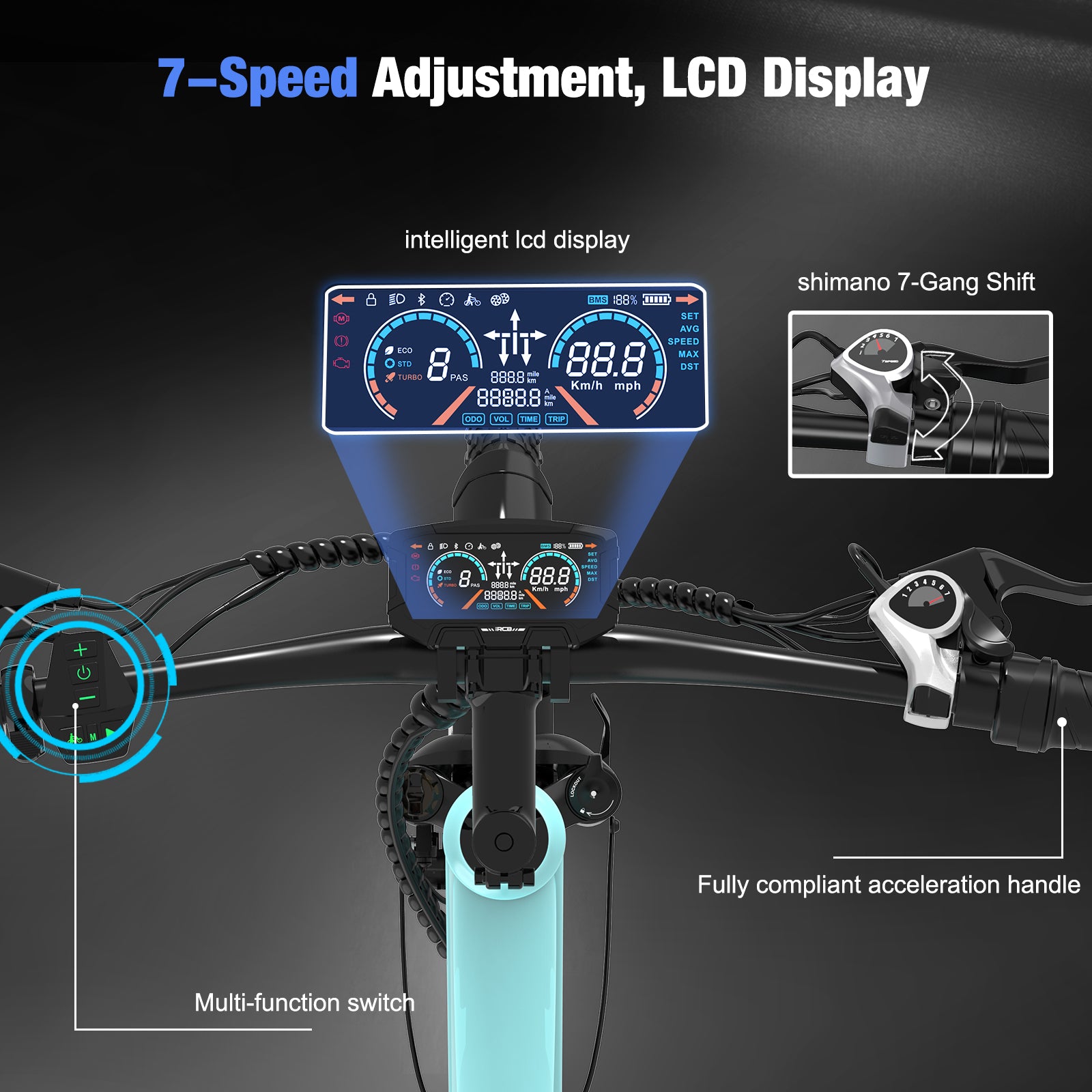 RCB G5 Elektrofahrrad für Erwachsene (RCB APP&NFC E-BIKE)