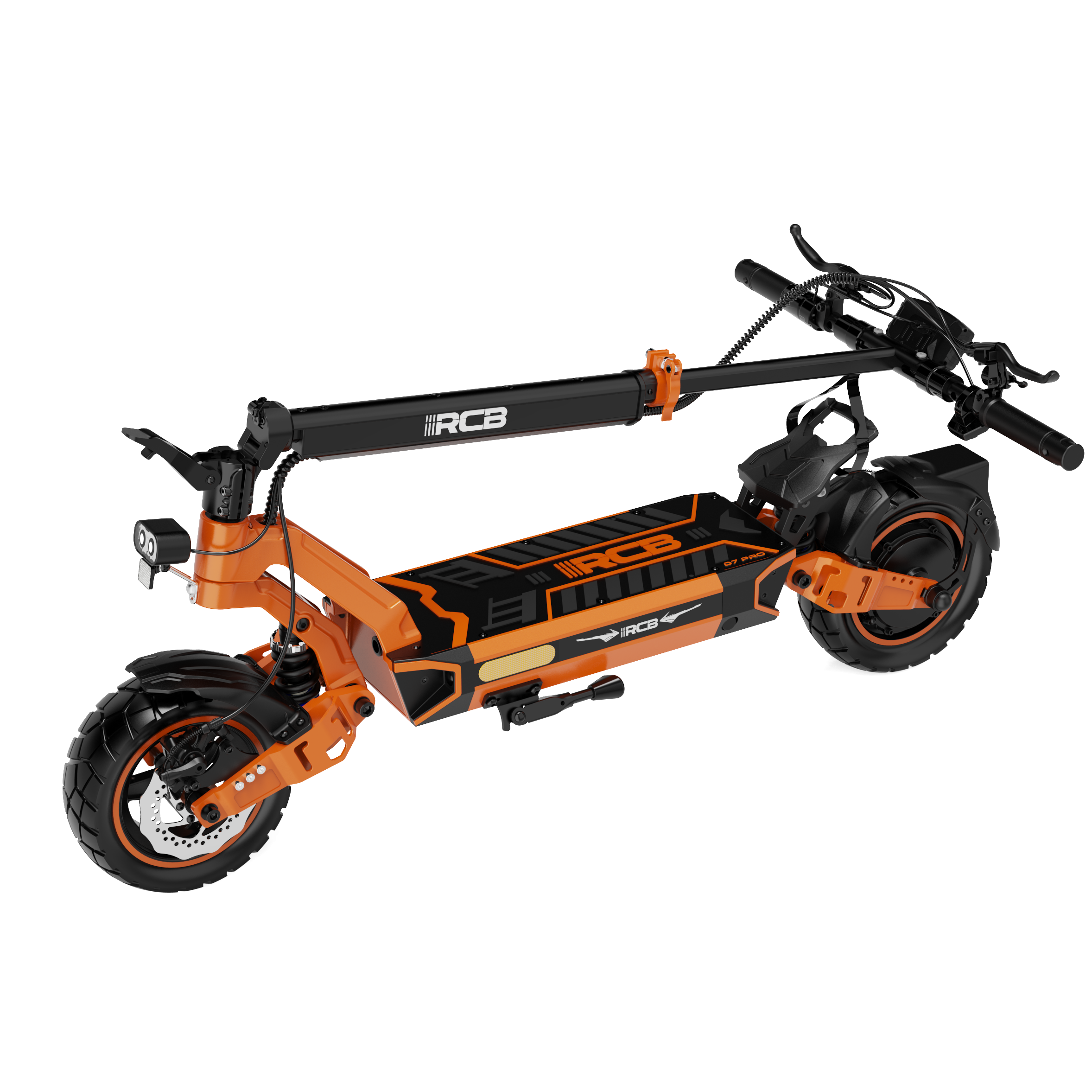Scooter ultra électrique RCB D7 EU (vitesse de sortie 45KMH + crête 1600W + NFC + clignotant)
