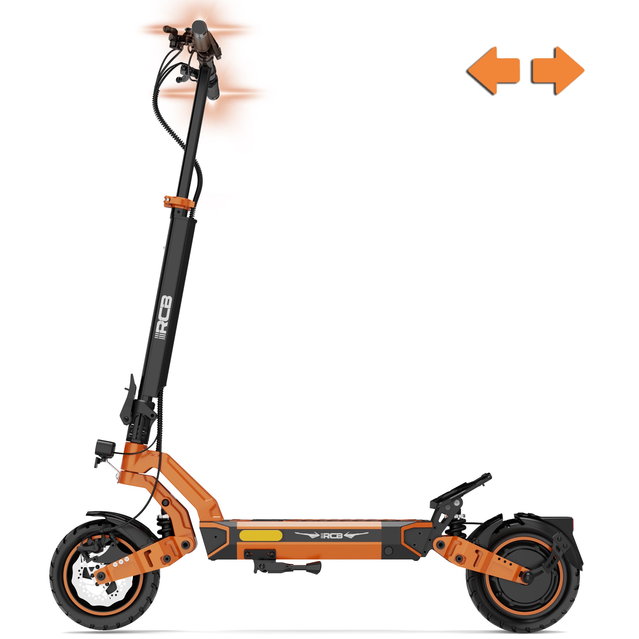 Scooter ultra électrique RCB D7 EU (vitesse de sortie 45KMH + crête 1600W + NFC + clignotant)