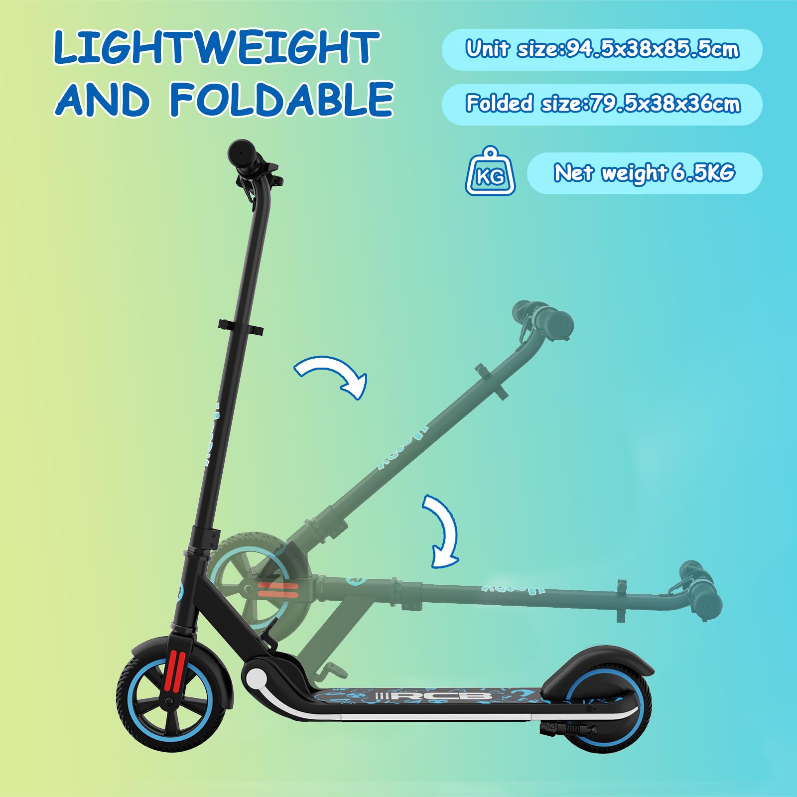 RCB R11 Elektroroller für Kinder 6-12