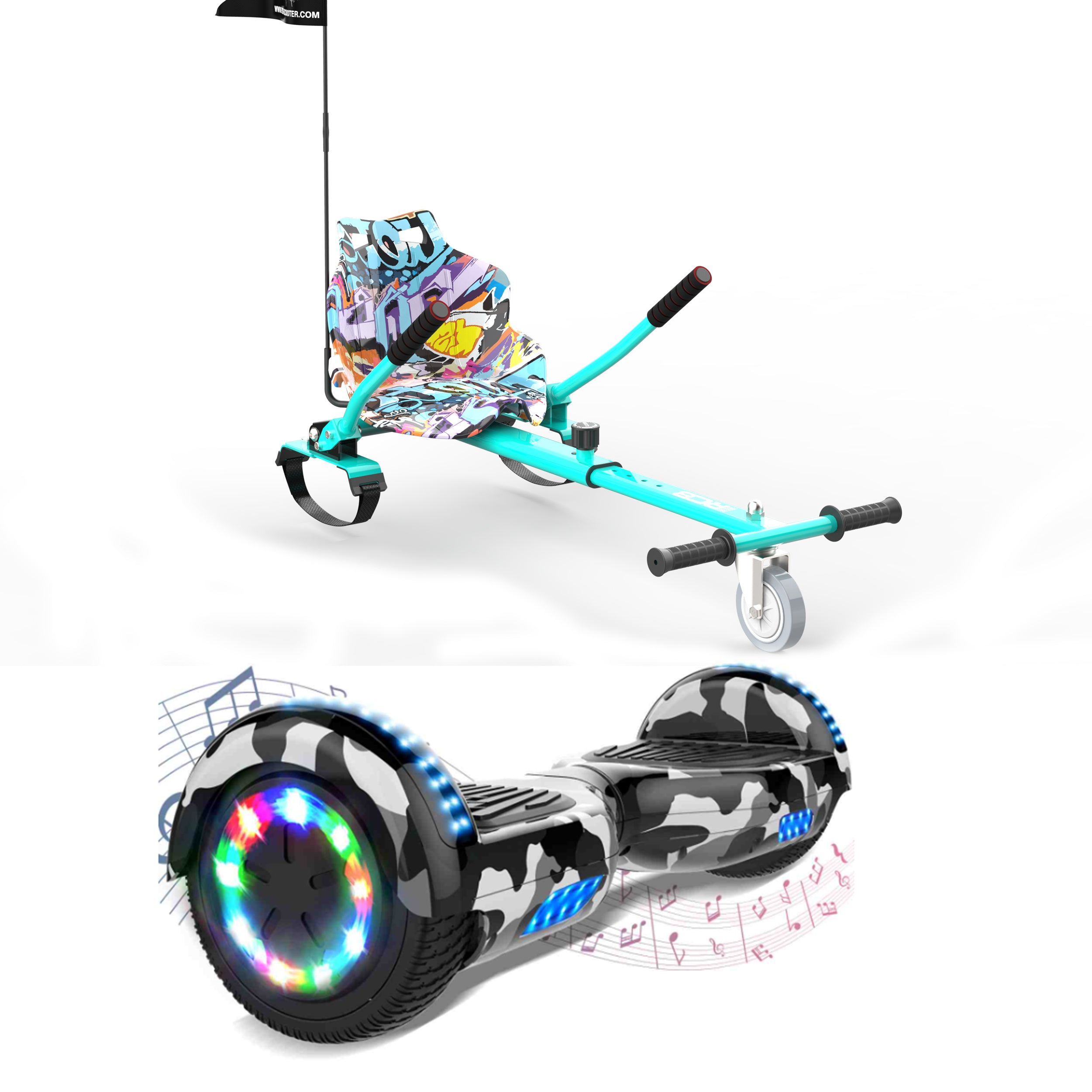 RCB JD6 6,5-Zoll-Hoverboard + KT