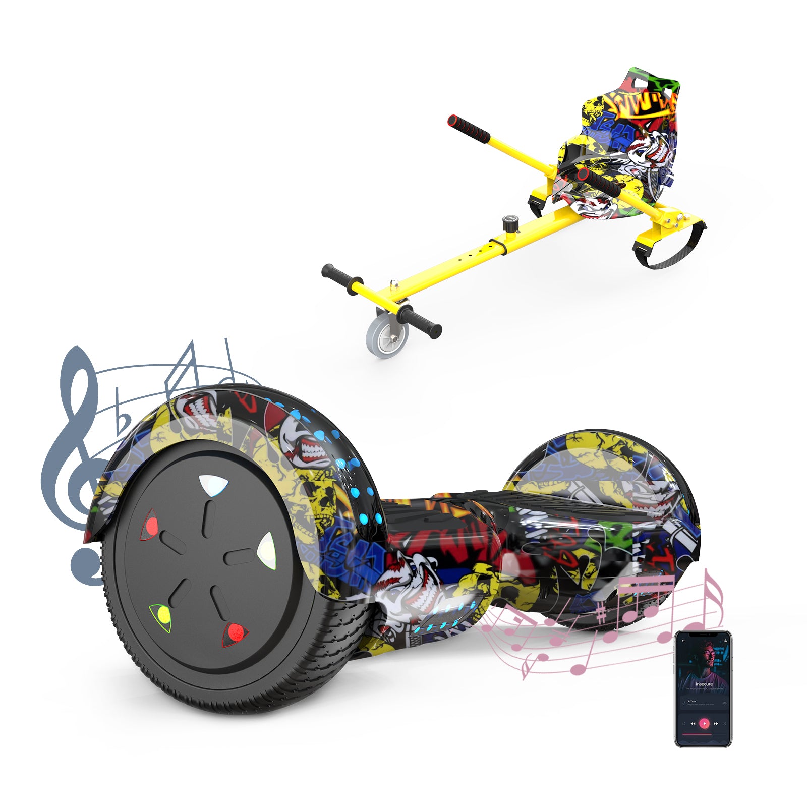 RCB JD6 6,5-Zoll-Hoverboard + KT