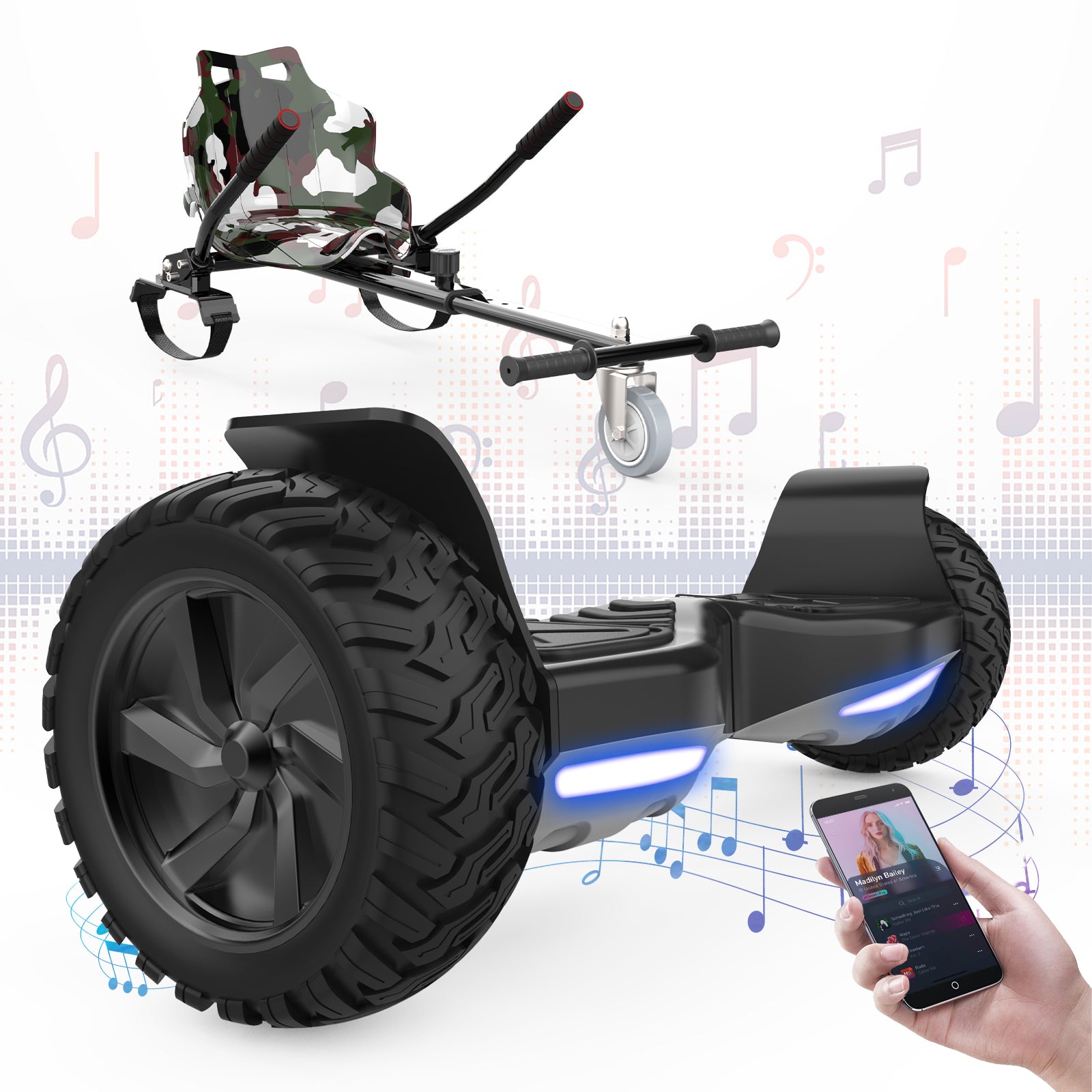 RCB HM6 Hoverboard + KT