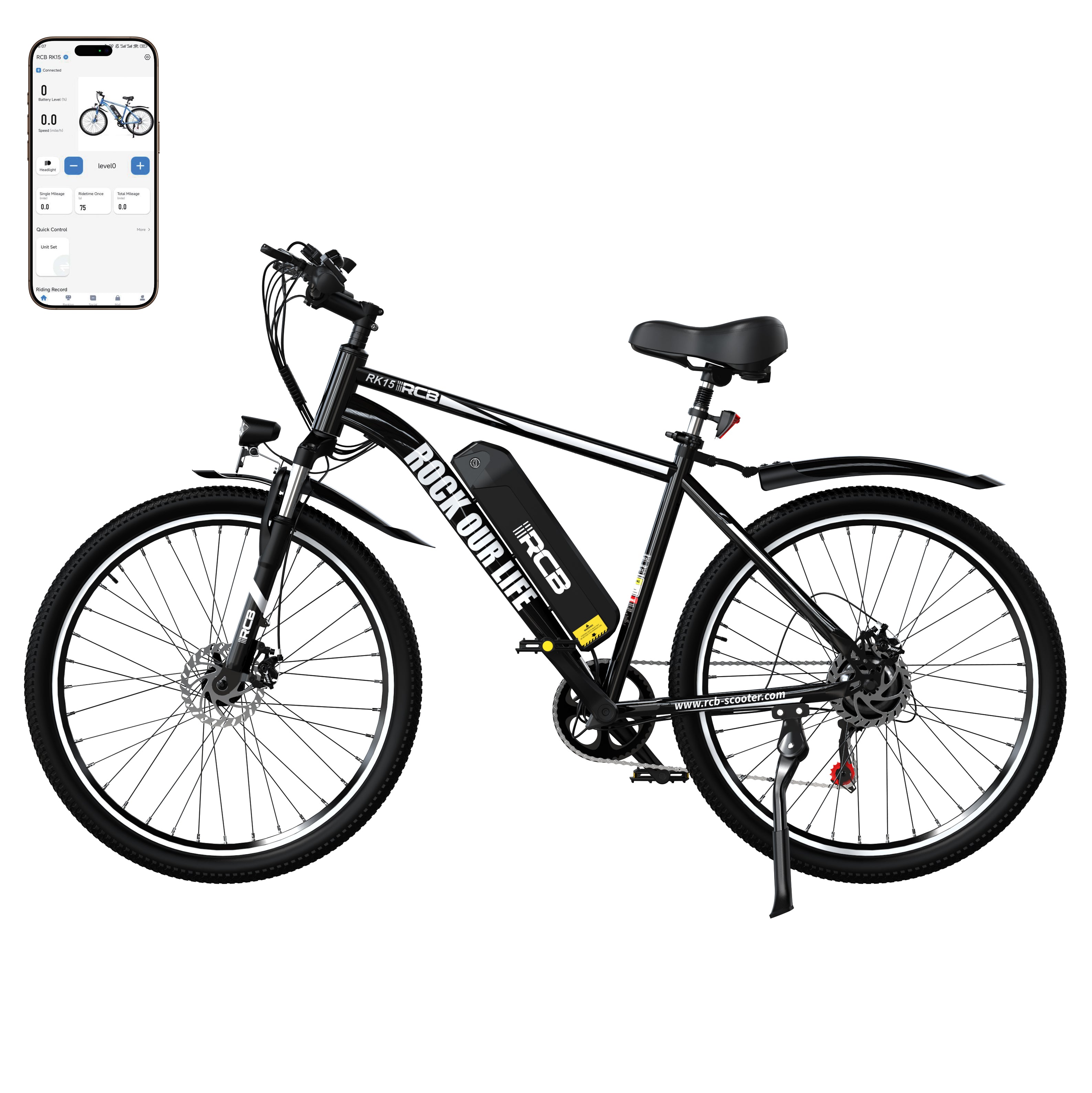 RCB RK15 Elektrofahrrad für Erwachsene (RCB APP E BIKE)