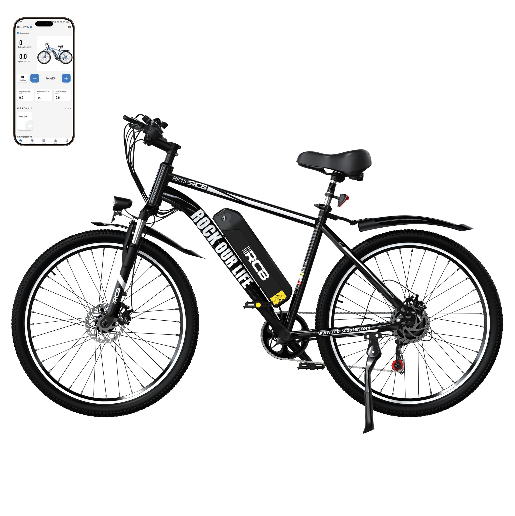 RCB RK15 Elektrofahrrad für Erwachsene (RCB APP E BIKE)