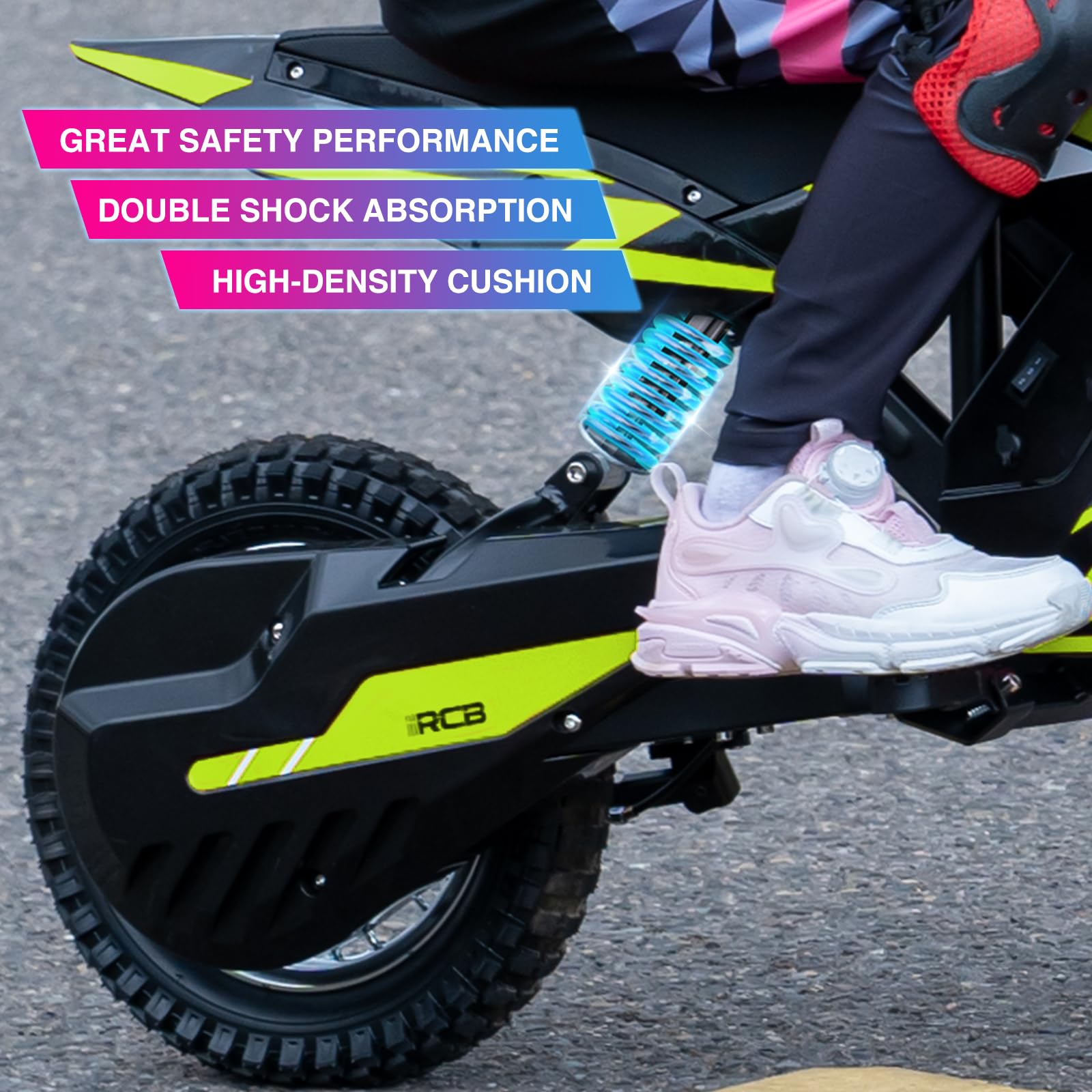 Motocross eléctrica RCB R9X para niños (4-12 años)