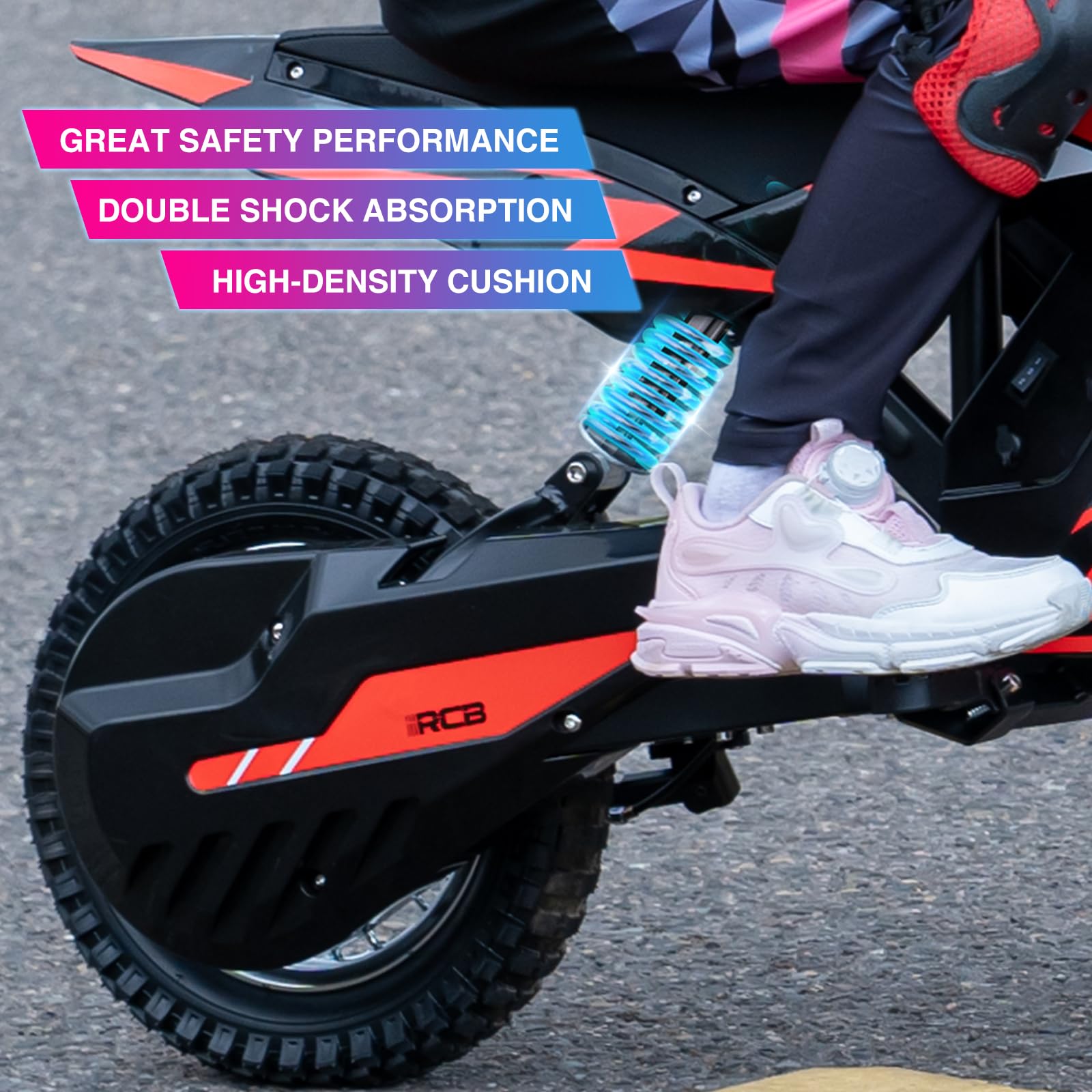 Motocross eléctrica RCB R9X para niños (4-12 años)