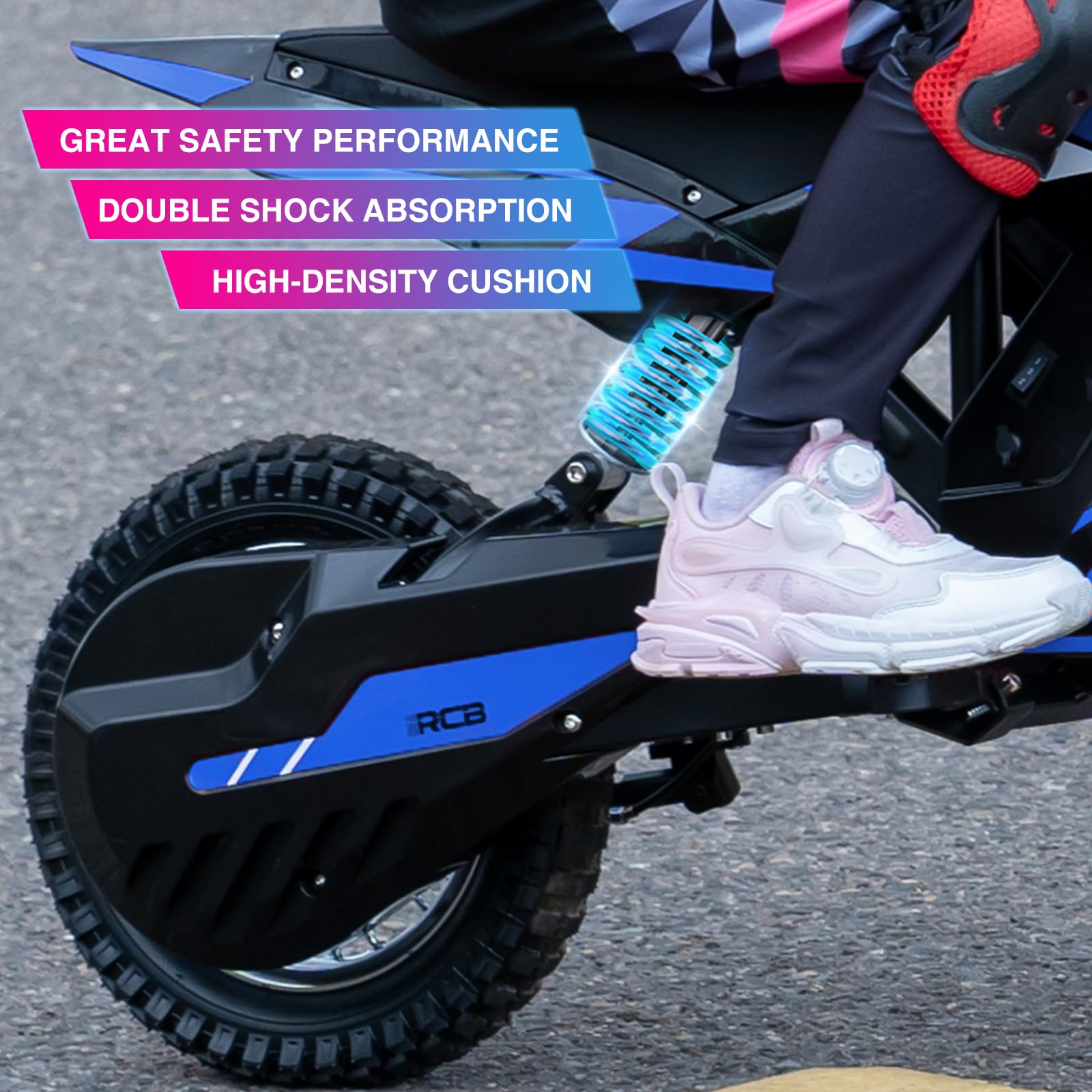 Motocross eléctrica RCB R9X para niños (4-12 años)