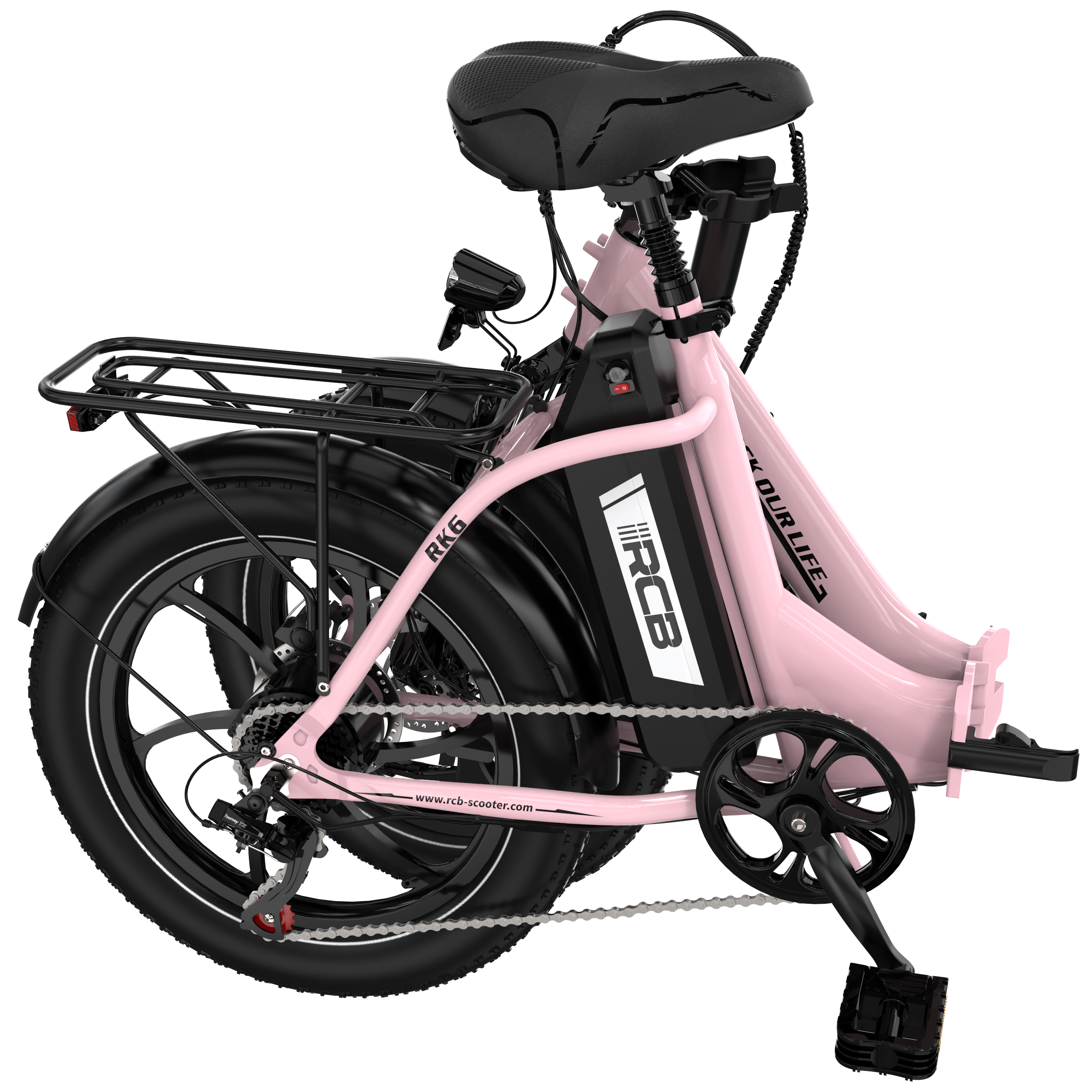 RCB RK6 Fat Tire faltbares Elektrofahrrad (RCB APP E BIKE)