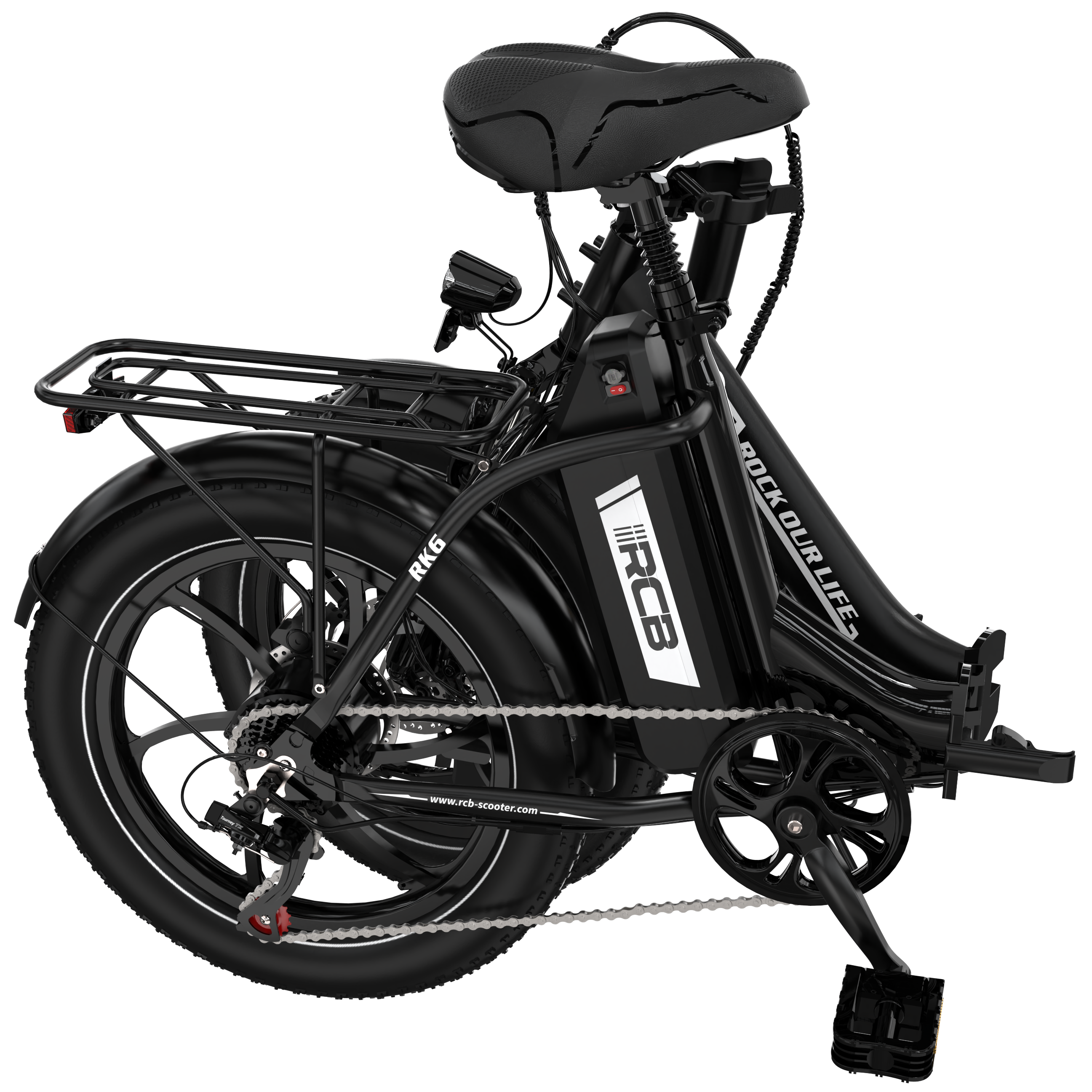 RCB RK6 Fat Tire faltbares Elektrofahrrad (RCB APP E BIKE)