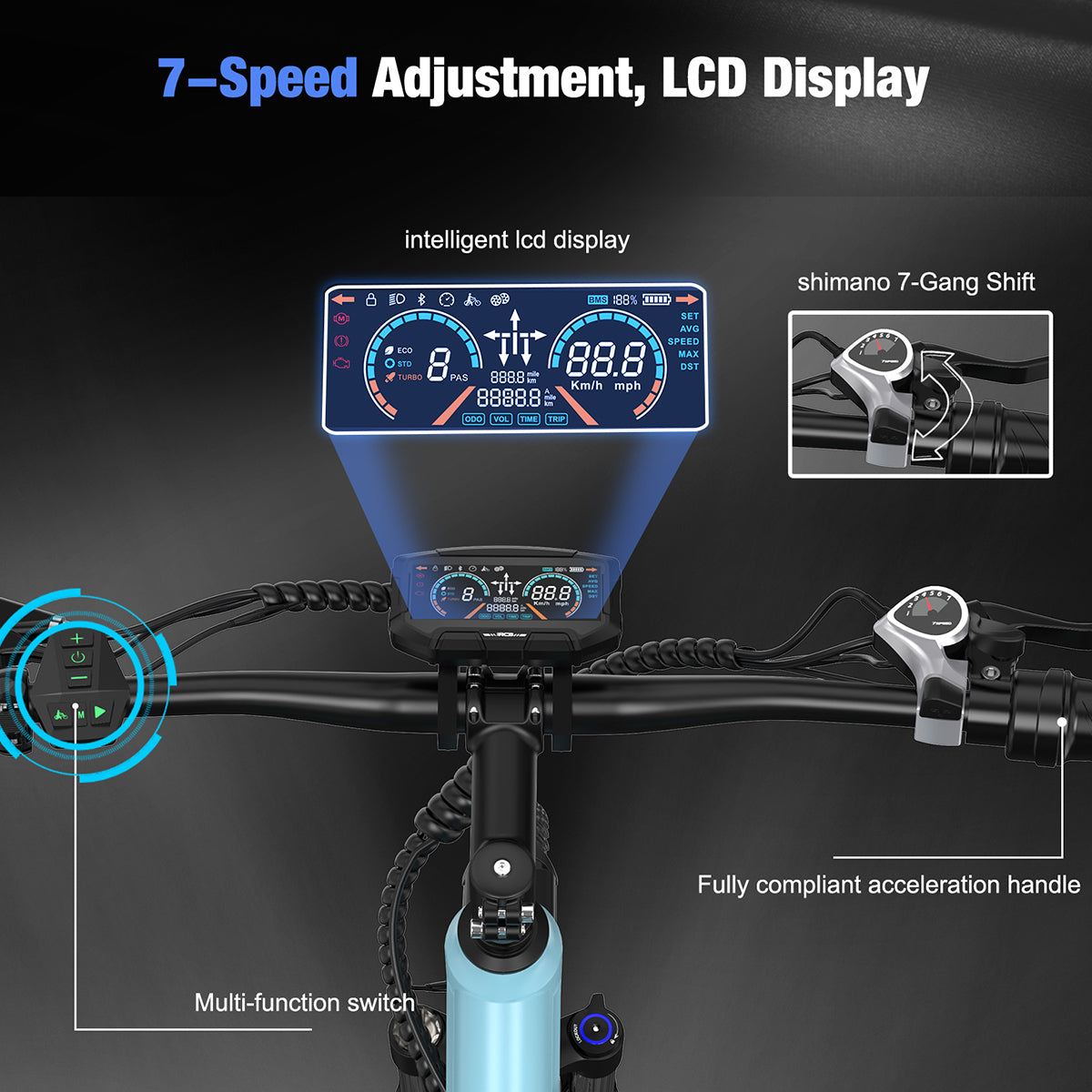 RCB G6 Electric Bike for Adults(RCB APP&NFC E BIKE)