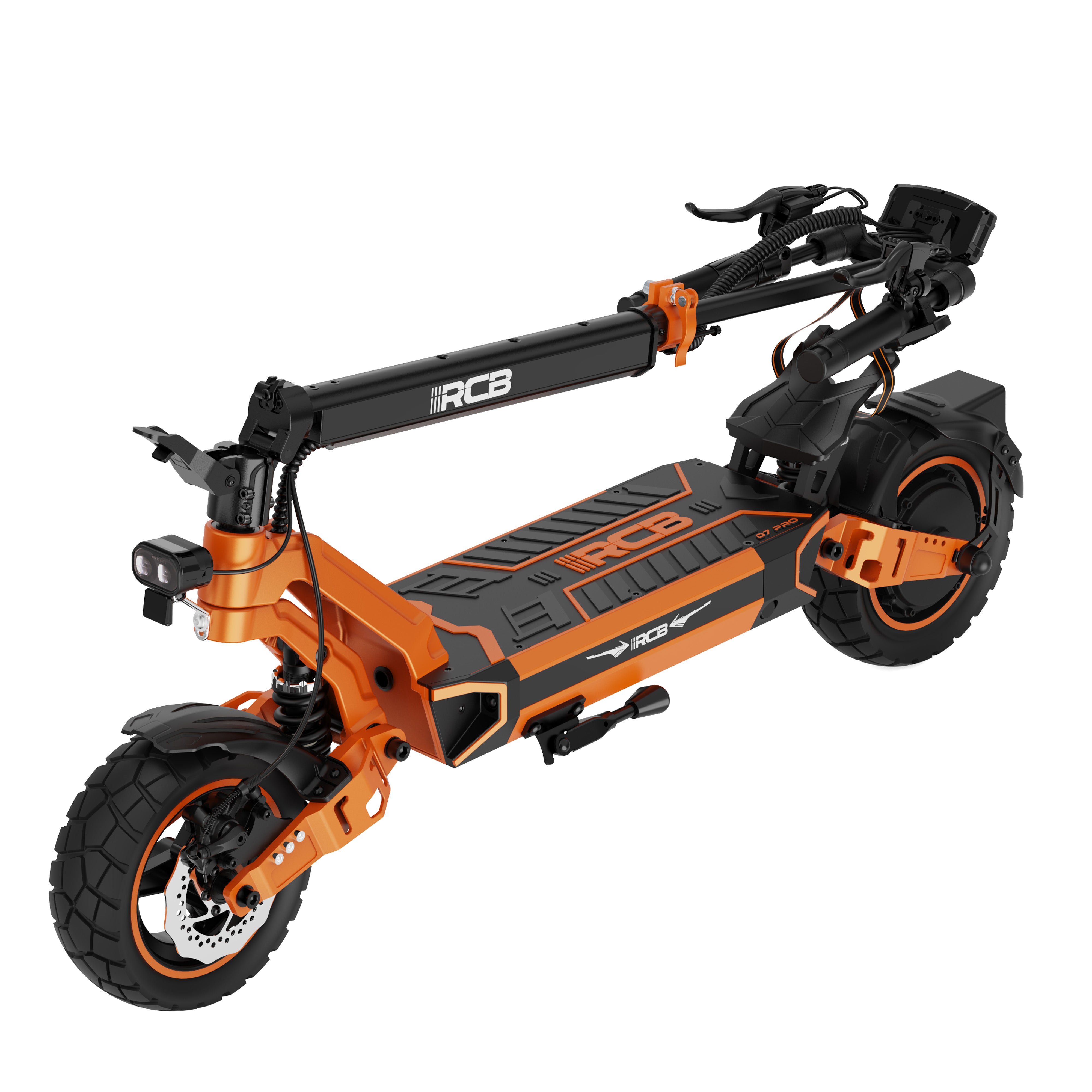 Scooter ultra électrique RCB D7 EU (vitesse de sortie 45KMH + crête 1600W + NFC + clignotant)