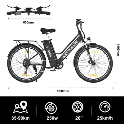 RCB RK8S Elektrofahrrad für Erwachsene (RCB APP E BIKE)