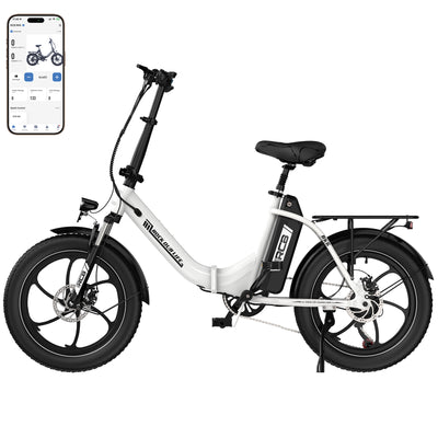 Bicicleta eléctrica plegable RCB RK6 Fat Tire (RCB APP E BIKE)