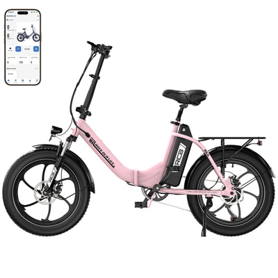 Bicicleta eléctrica plegable RCB RK6 Fat Tire (RCB APP E BIKE)