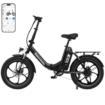 RCB RK6 Fat Tire faltbares Elektrofahrrad (RCB APP E BIKE)