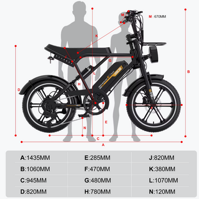 Mini bicicletă electrică RCB G19 pentru adulți (aplicație RCB)&NFC E BIKE)