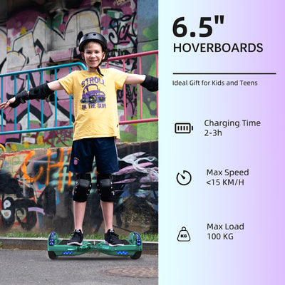 RCB JD6 Hoverboards 6,5 inch Skateboard Copii (Vine cu lumini LED în cinci culori)