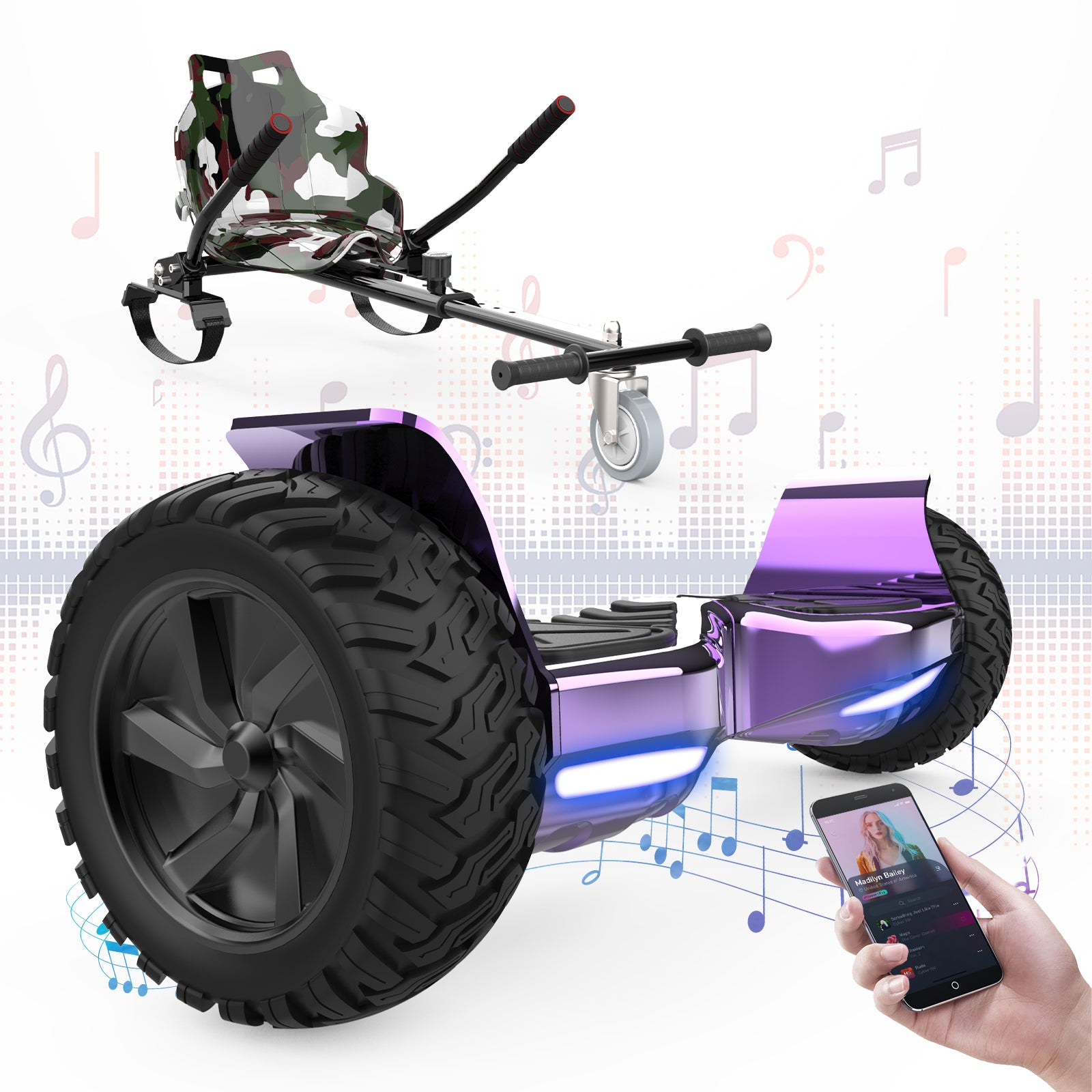 RCB HM6 Hoverboard + KT